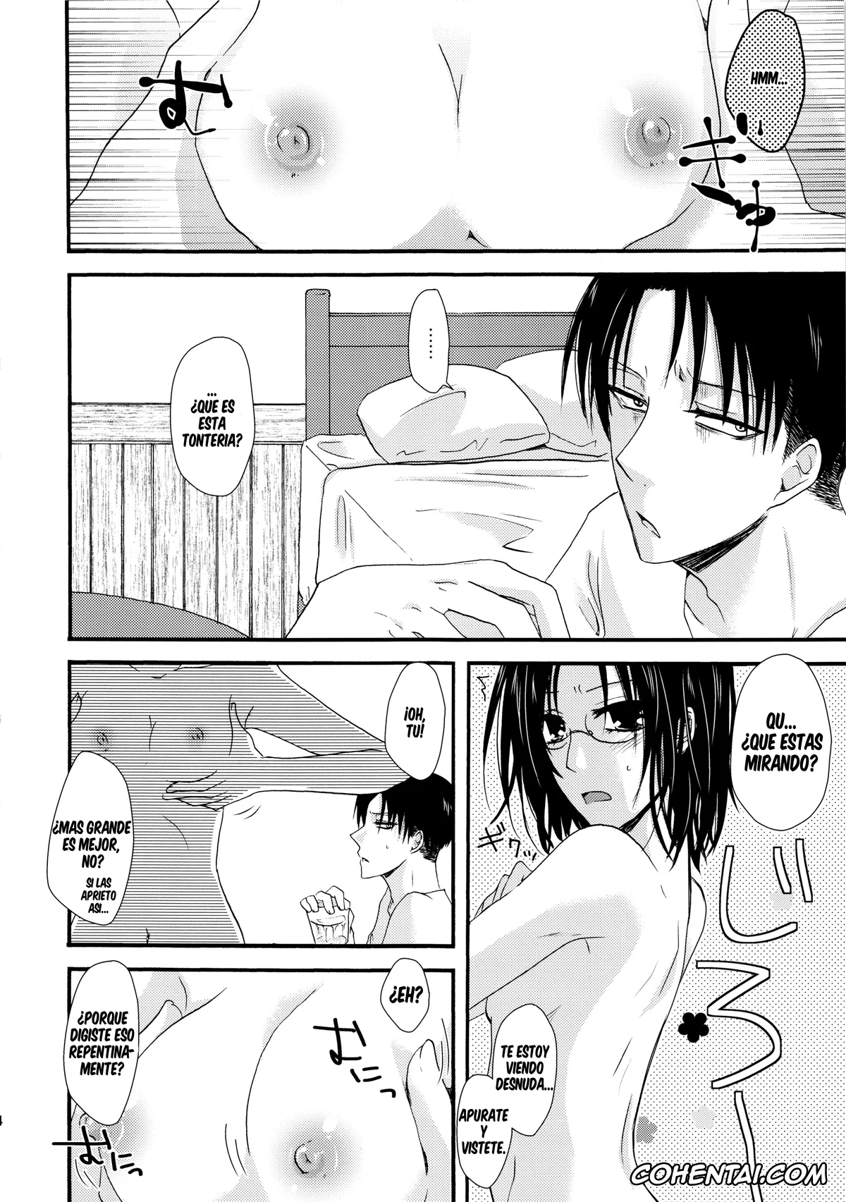 Shingeki No Kyojin | Attack On Titan xxx, Hange Zoe xxx, Levi Ackerman xxx, Romantic Mauve (Shingeki no Kyojin), pagina 4