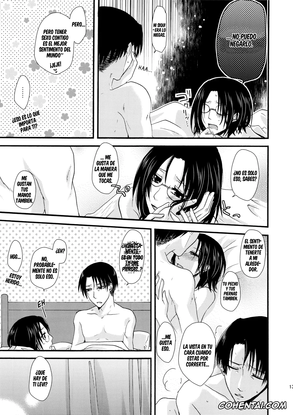 Shingeki No Kyojin | Attack On Titan xxx, Hange Zoe xxx, Levi Ackerman xxx, Romantic Mauve (Shingeki no Kyojin), pagina 13
