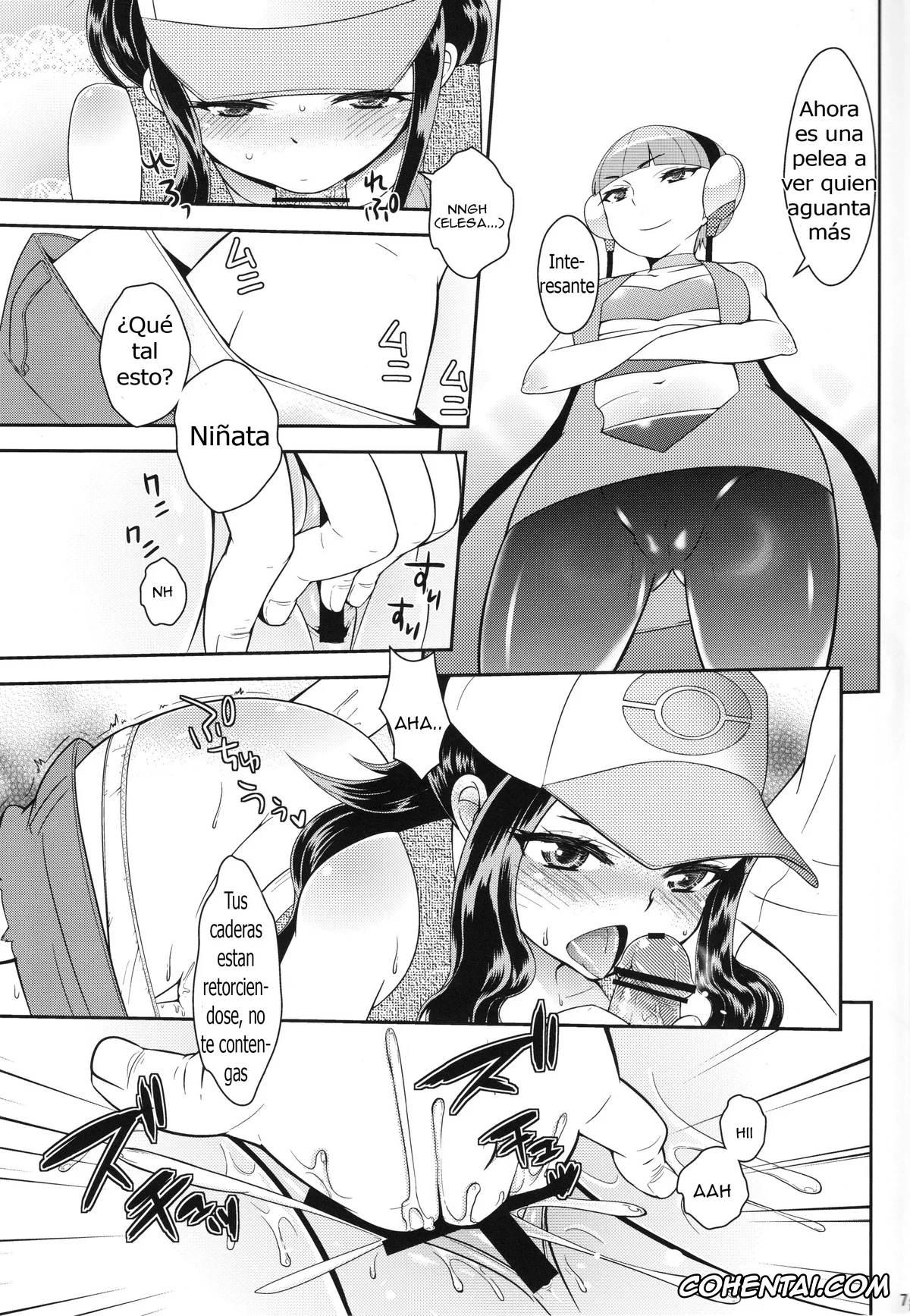 Pokemon | Pocket Monsters hentai, Elesa hentai, Hilda hentai, Natural Harmonia Gropius hentai, Kamitsure-san, Denki Kudasai. (Pokémon Black and White), pagina 6