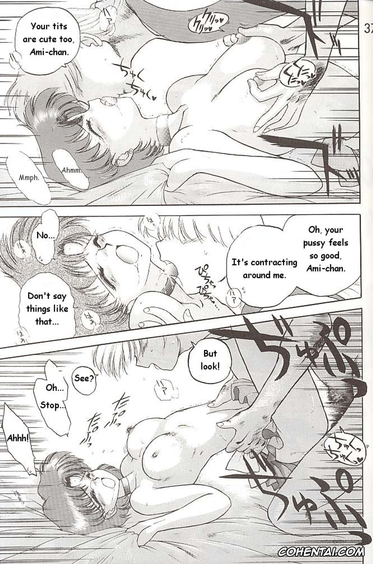 Sailor Moon | Bishoujo Senshi Sailor Moon hentai, Sailor Jupiter | Makoto Kino hentai, Sailor Mars | Rei Hino hentai, Sailor Mercury | Ami Mizuno hentai, Love Deluxe (Bishoujo Senshi Sailor Moon), pagina 36