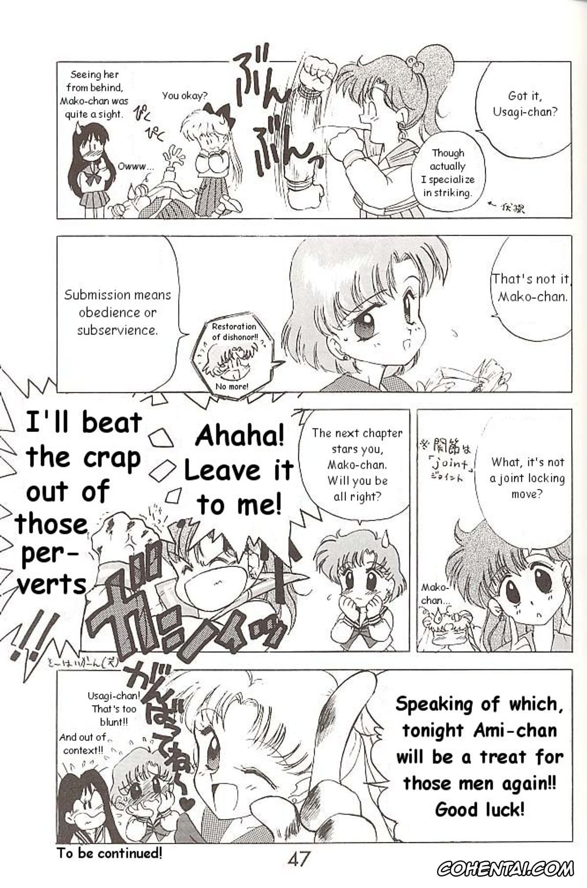 Sailor Moon | Bishoujo Senshi Sailor Moon xxx, Sailor Jupiter | Makoto Kino xxx, Sailor Mars | Rei Hino xxx, Sailor Mercury | Ami Mizuno xxx, Love Deluxe (Bishoujo Senshi Sailor Moon), pagina 46