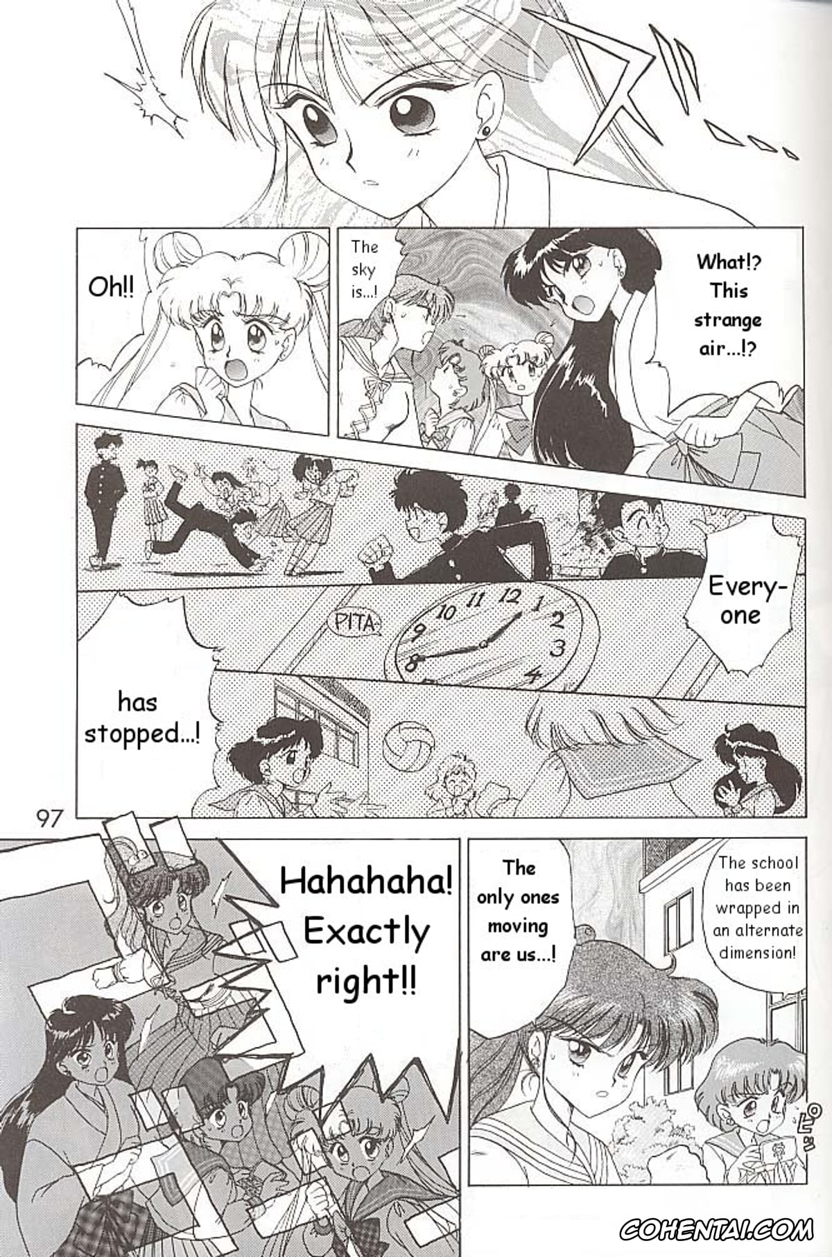 Sailor Moon | Bishoujo Senshi Sailor Moon hentai, Sailor Jupiter | Makoto Kino hentai, Sailor Mars | Rei Hino hentai, Sailor Mercury | Ami Mizuno hentai, Love Deluxe (Bishoujo Senshi Sailor Moon), pagina 96