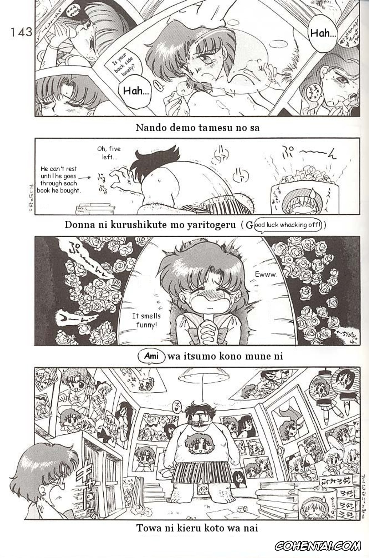 Sailor Moon | Bishoujo Senshi Sailor Moon xxx, Sailor Jupiter | Makoto Kino xxx, Sailor Mars | Rei Hino xxx, Sailor Mercury | Ami Mizuno xxx, Love Deluxe (Bishoujo Senshi Sailor Moon), pagina 142