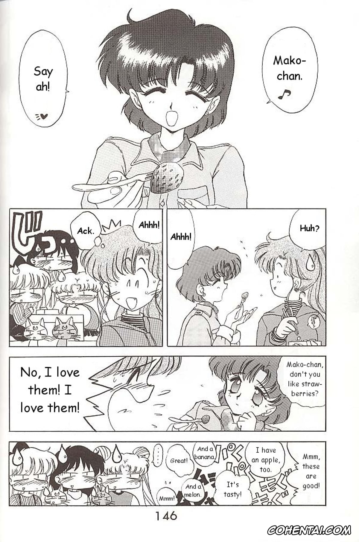 Sailor Moon | Bishoujo Senshi Sailor Moon xxx, Sailor Jupiter | Makoto Kino xxx, Sailor Mars | Rei Hino xxx, Sailor Mercury | Ami Mizuno xxx, Love Deluxe (Bishoujo Senshi Sailor Moon), pagina 145
