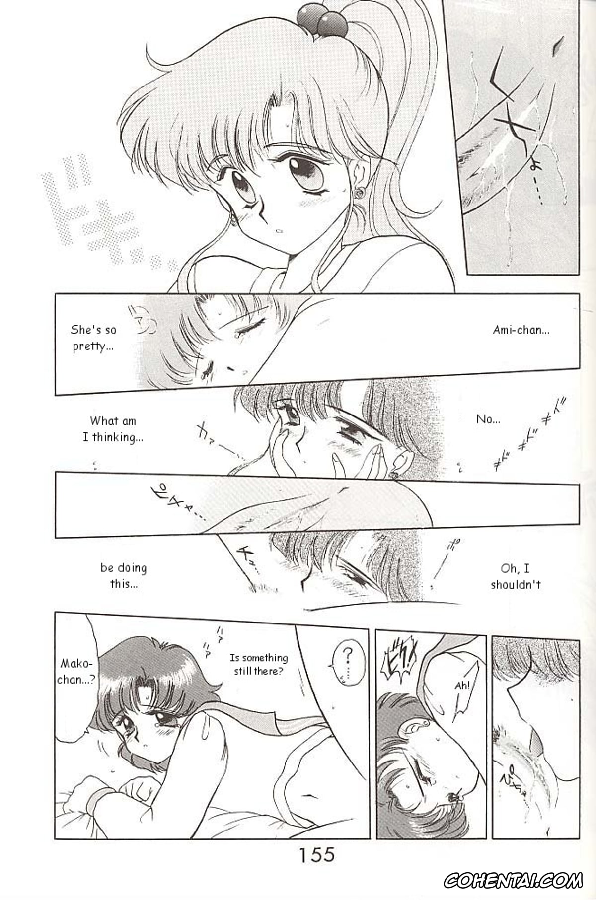 Sailor Moon | Bishoujo Senshi Sailor Moon xxx, Sailor Jupiter | Makoto Kino xxx, Sailor Mars | Rei Hino xxx, Sailor Mercury | Ami Mizuno xxx, Love Deluxe (Bishoujo Senshi Sailor Moon), pagina 154