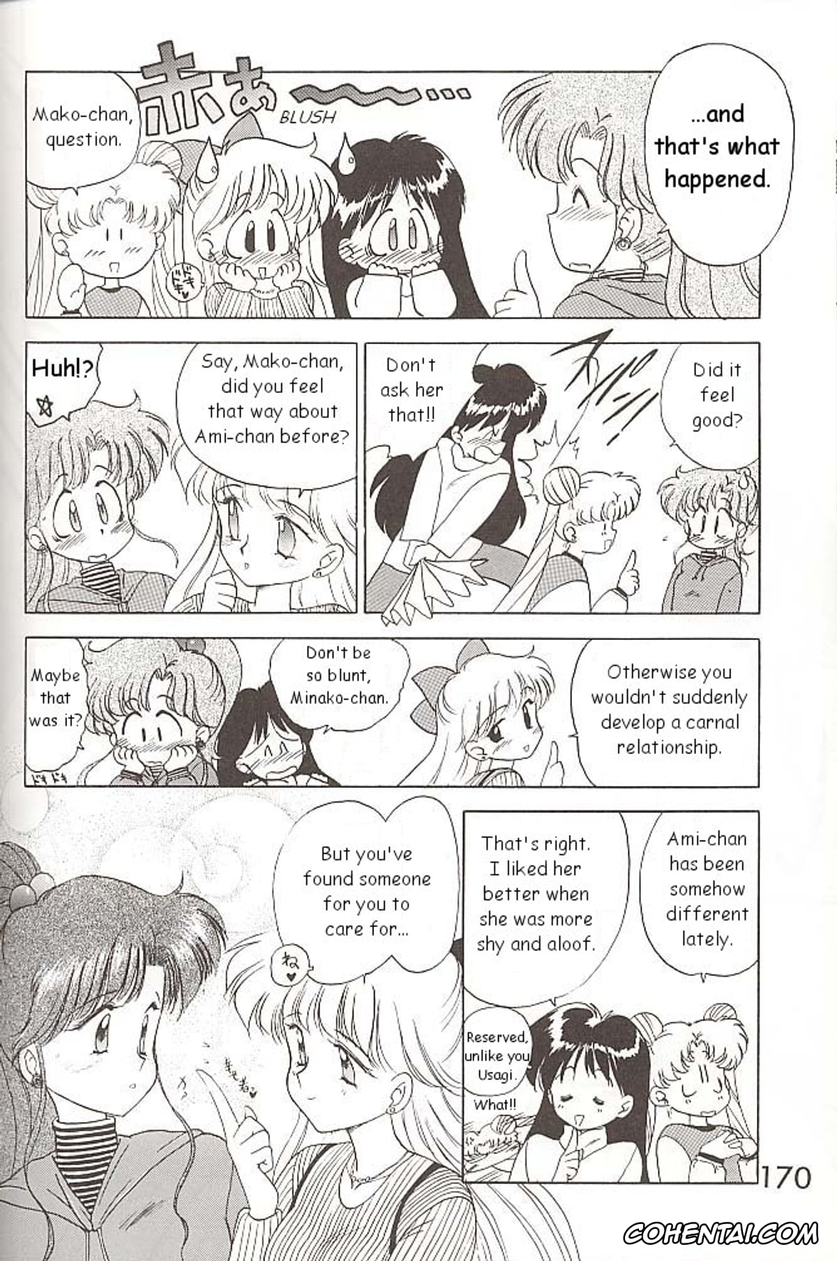 Sailor Moon | Bishoujo Senshi Sailor Moon xxx, Sailor Jupiter | Makoto Kino xxx, Sailor Mars | Rei Hino xxx, Sailor Mercury | Ami Mizuno xxx, Love Deluxe (Bishoujo Senshi Sailor Moon), pagina 169
