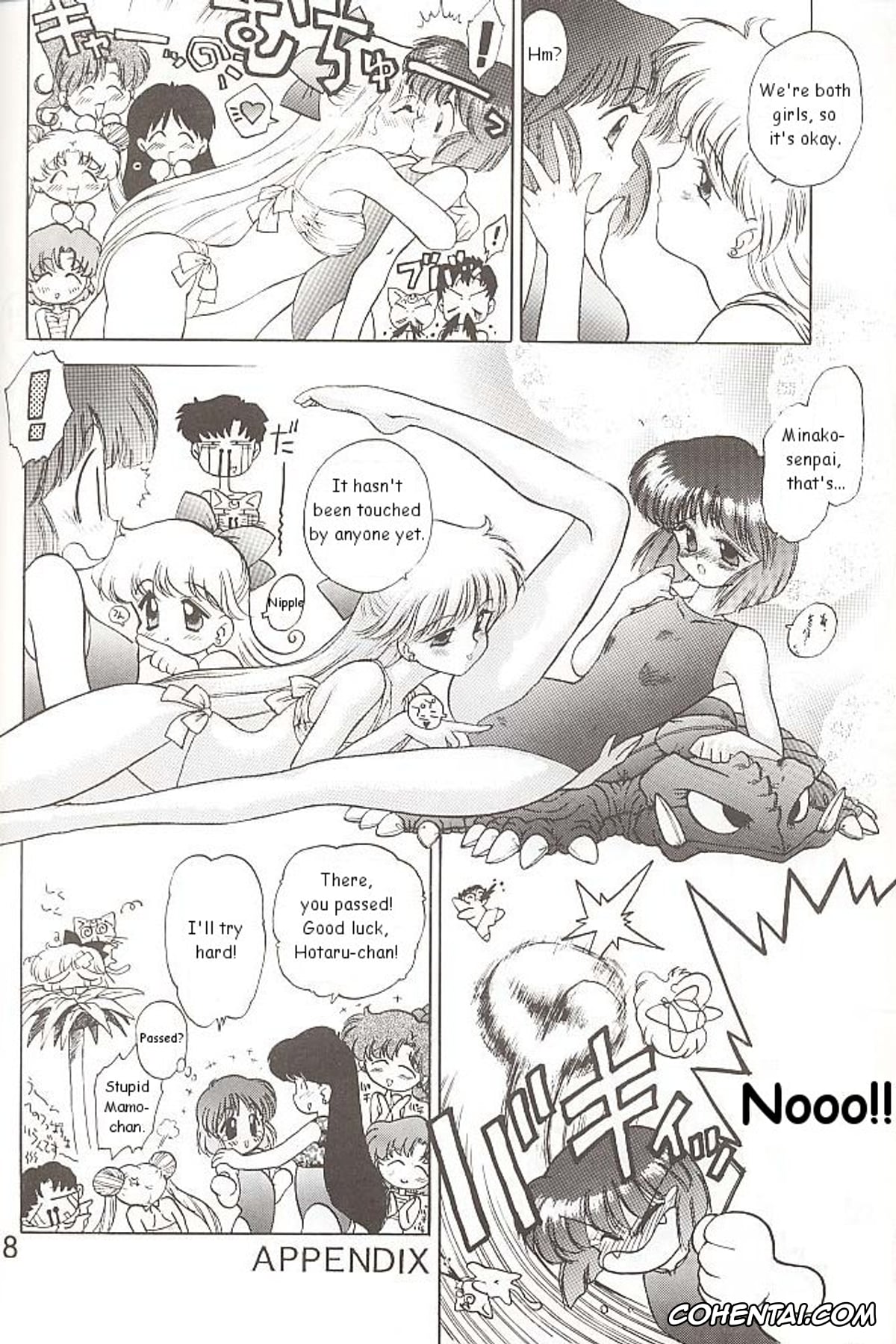 Sailor Moon | Bishoujo Senshi Sailor Moon xxx, Sailor Jupiter | Makoto Kino xxx, Sailor Mars | Rei Hino xxx, Sailor Mercury | Ami Mizuno xxx, Love Deluxe (Bishoujo Senshi Sailor Moon), pagina 187