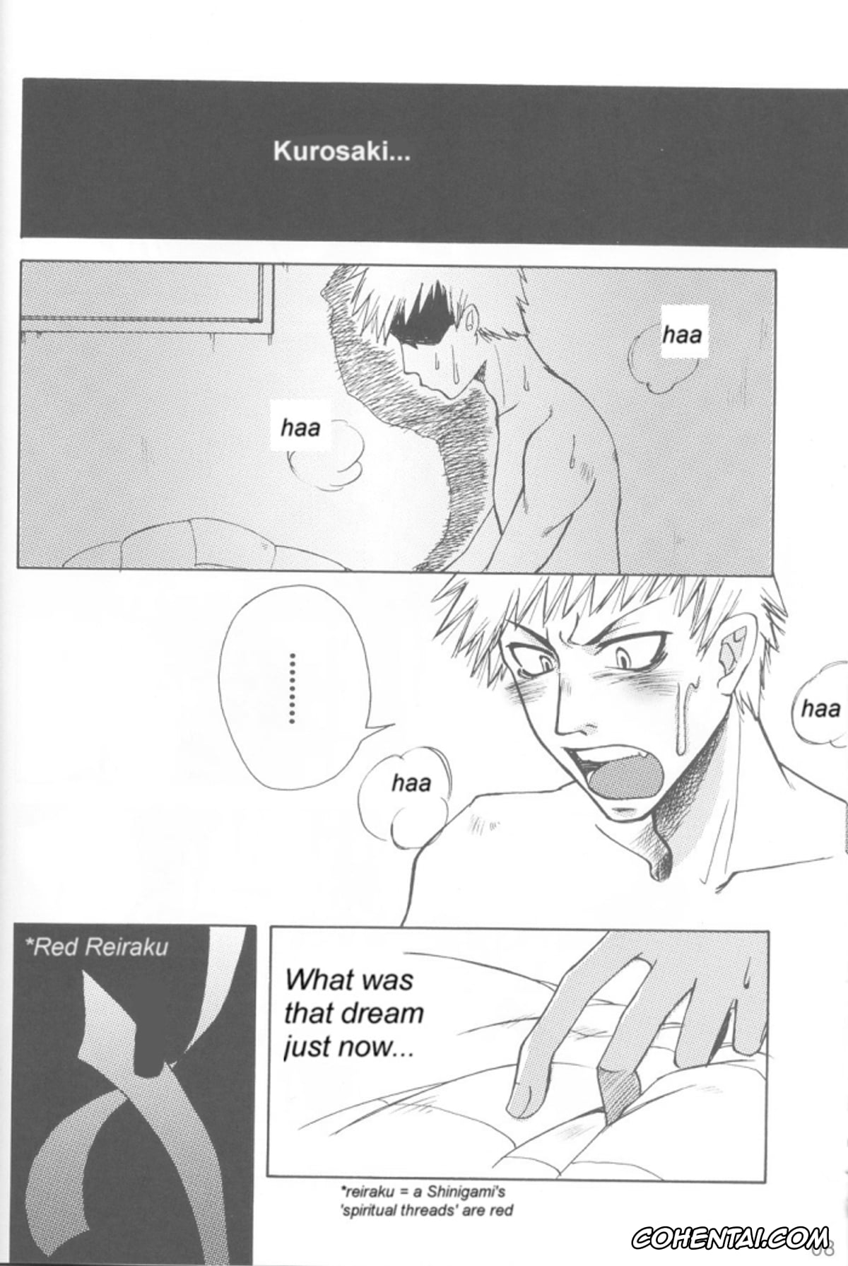 Bleach hentai, Ichigo Kurosaki hentai, Uryuu Ishida hentai, Warera no Houfuku no Tameni Shi ni Irite (Bleach), pagina 6