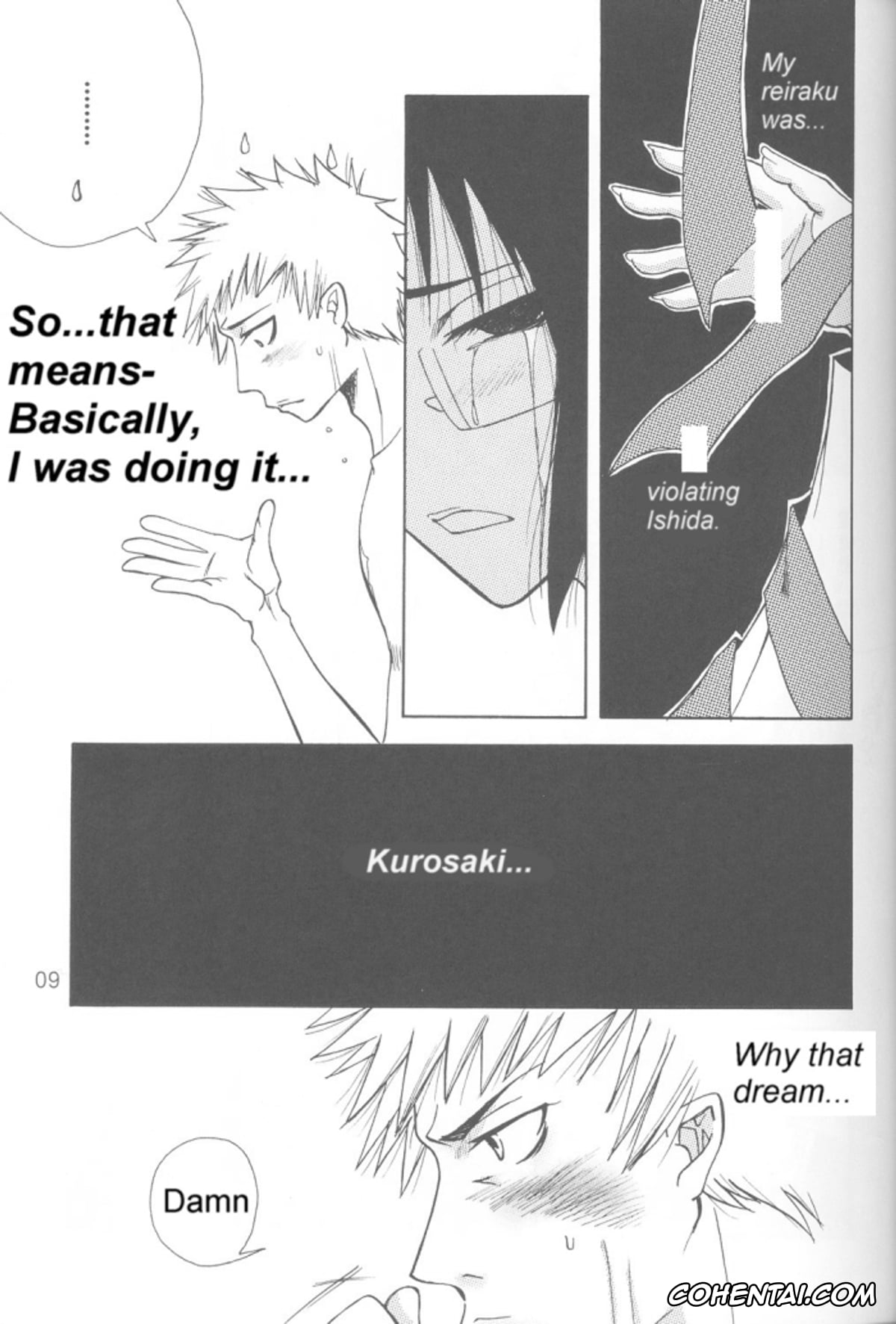 Bleach xxx, Ichigo Kurosaki xxx, Uryuu Ishida xxx, Warera no Houfuku no Tameni Shi ni Irite (Bleach), pagina 7