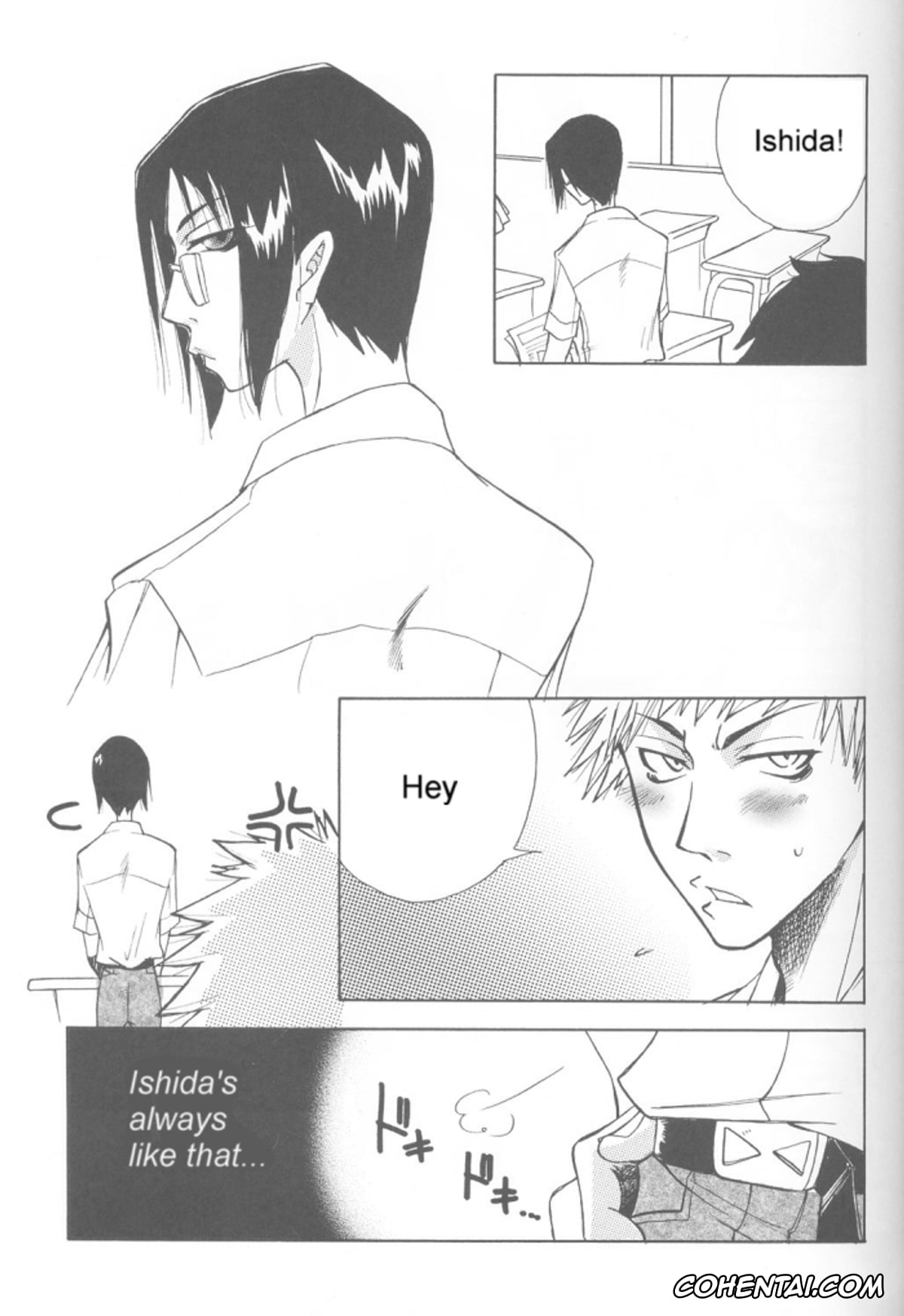 Bleach hentai, Ichigo Kurosaki hentai, Uryuu Ishida hentai, Warera no Houfuku no Tameni Shi ni Irite (Bleach), pagina 9