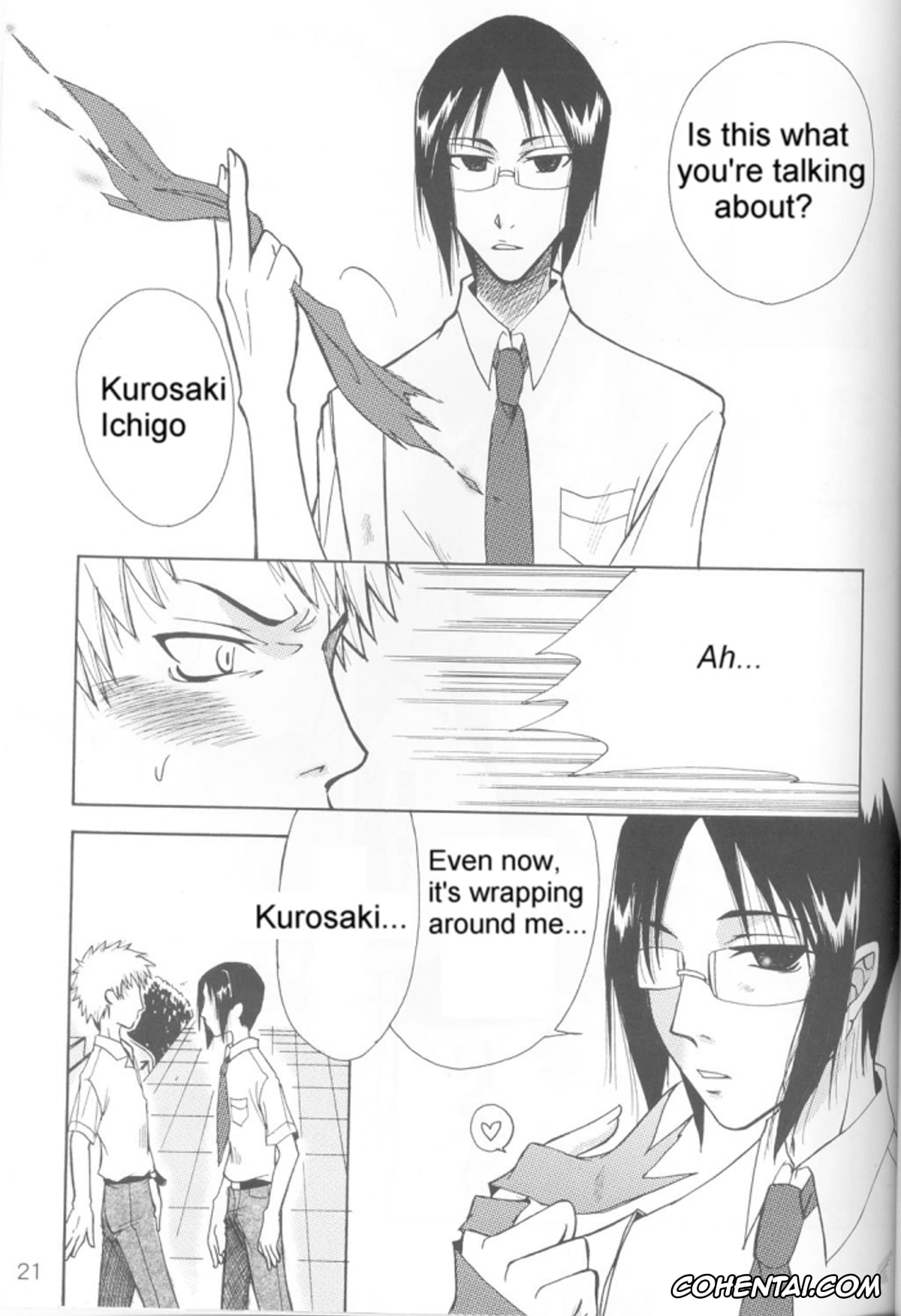 Bleach xxx, Ichigo Kurosaki xxx, Uryuu Ishida xxx, Warera no Houfuku no Tameni Shi ni Irite (Bleach), pagina 19