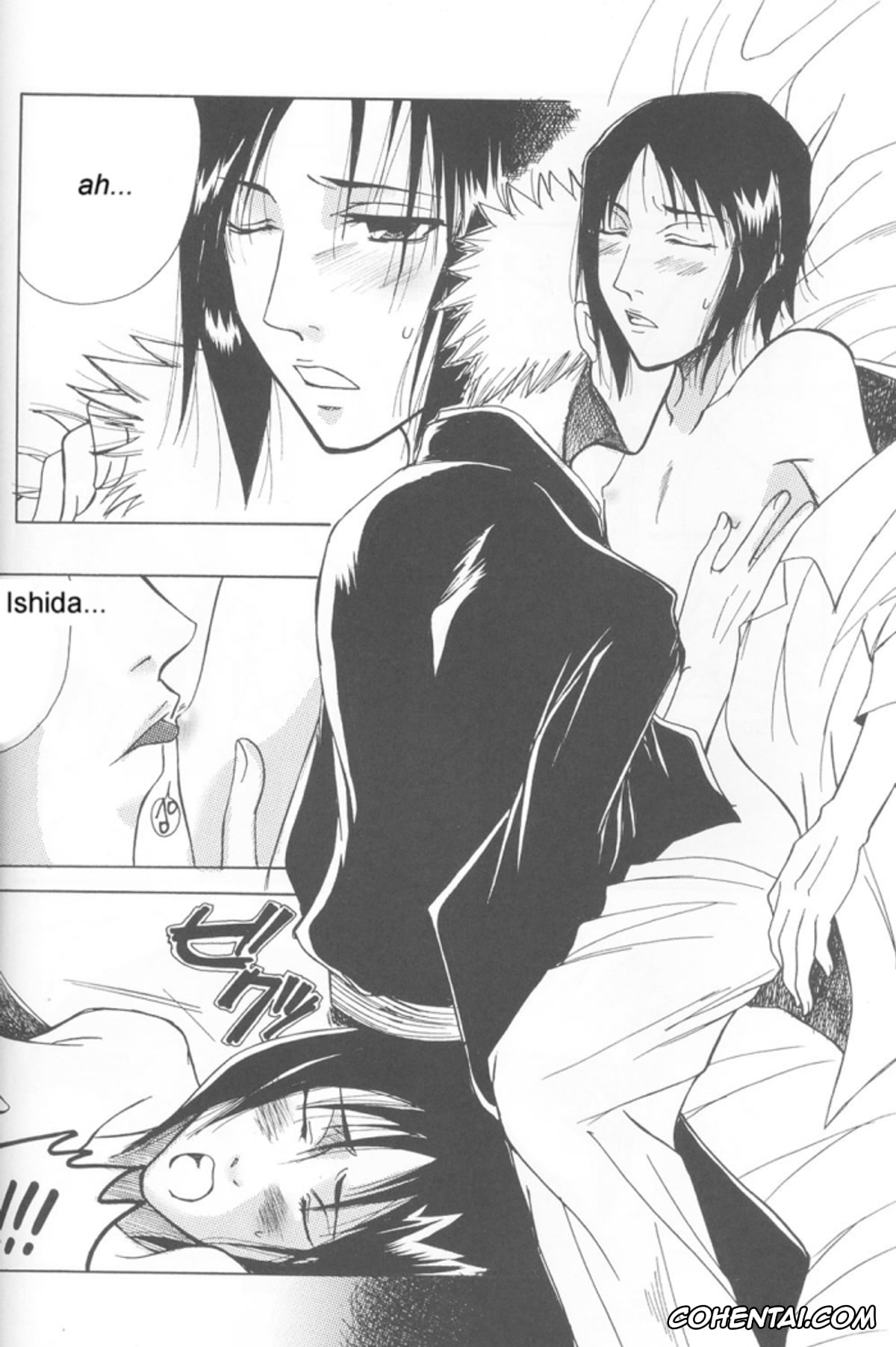 Bleach xxx, Ichigo Kurosaki xxx, Uryuu Ishida xxx, Warera no Houfuku no Tameni Shi ni Irite (Bleach), pagina 28