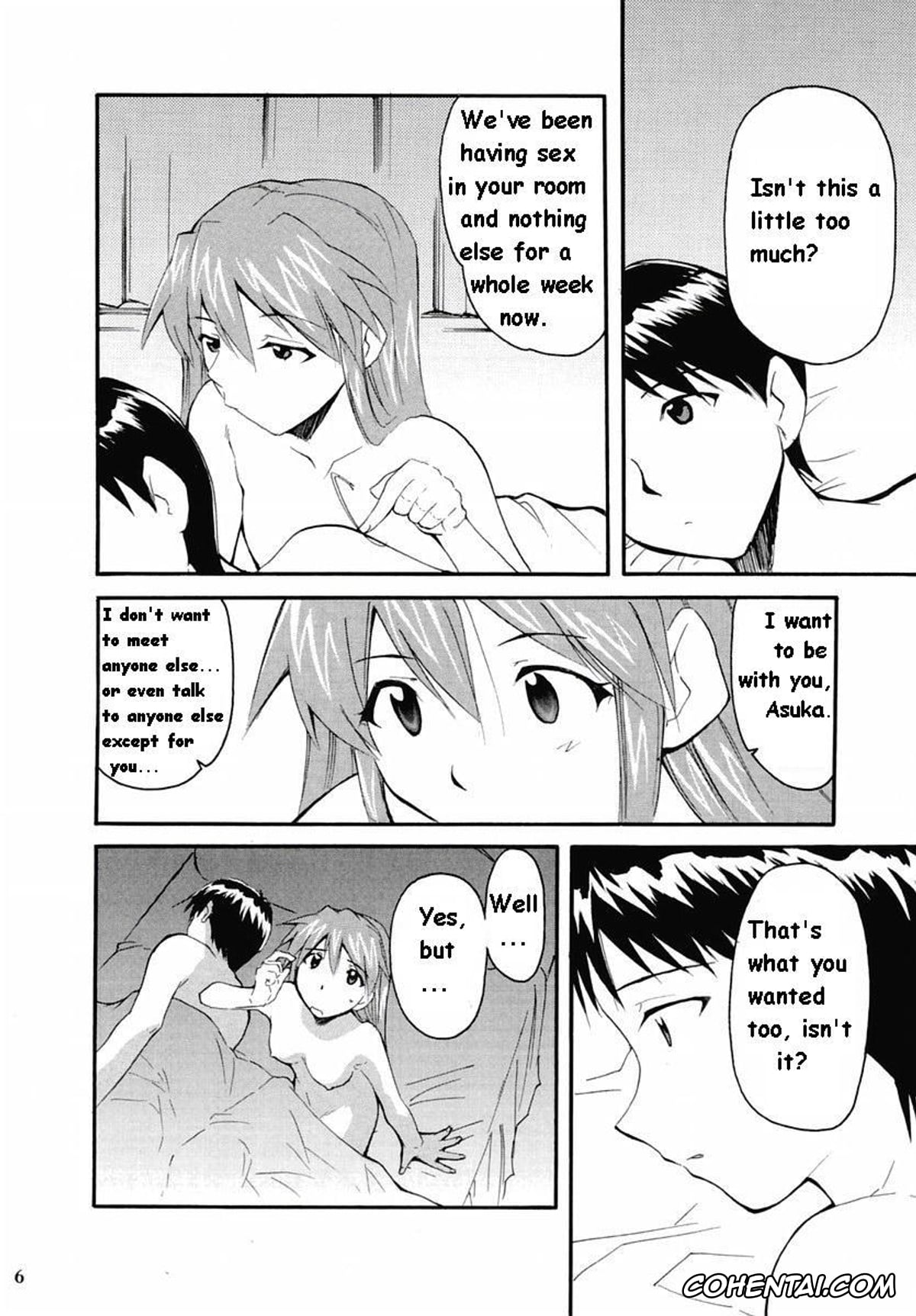 Neon Genesis Evangelion xxx, Asuka Langley Soryu xxx, Gendo Ikari xxx, Makoto Hyuga xxx, Maya Ibuki xxx, Misato Katsuragi xxx, Rei Ayanami xxx, Shigeru Aoba xxx, Shinji Ikari xxx, RE-TAKE 2 (Neon Genesis Evangelion), pagina 4