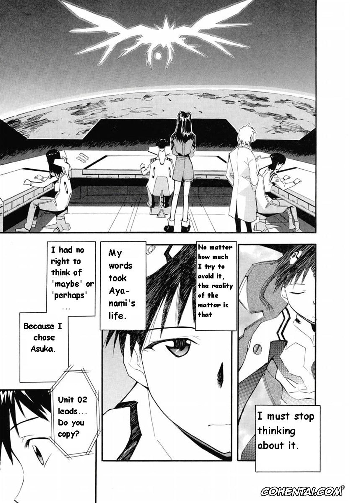 Neon Genesis Evangelion xxx, Asuka Langley Soryu xxx, Gendo Ikari xxx, Makoto Hyuga xxx, Maya Ibuki xxx, Misato Katsuragi xxx, Rei Ayanami xxx, Shigeru Aoba xxx, Shinji Ikari xxx, RE-TAKE 2 (Neon Genesis Evangelion), pagina 7