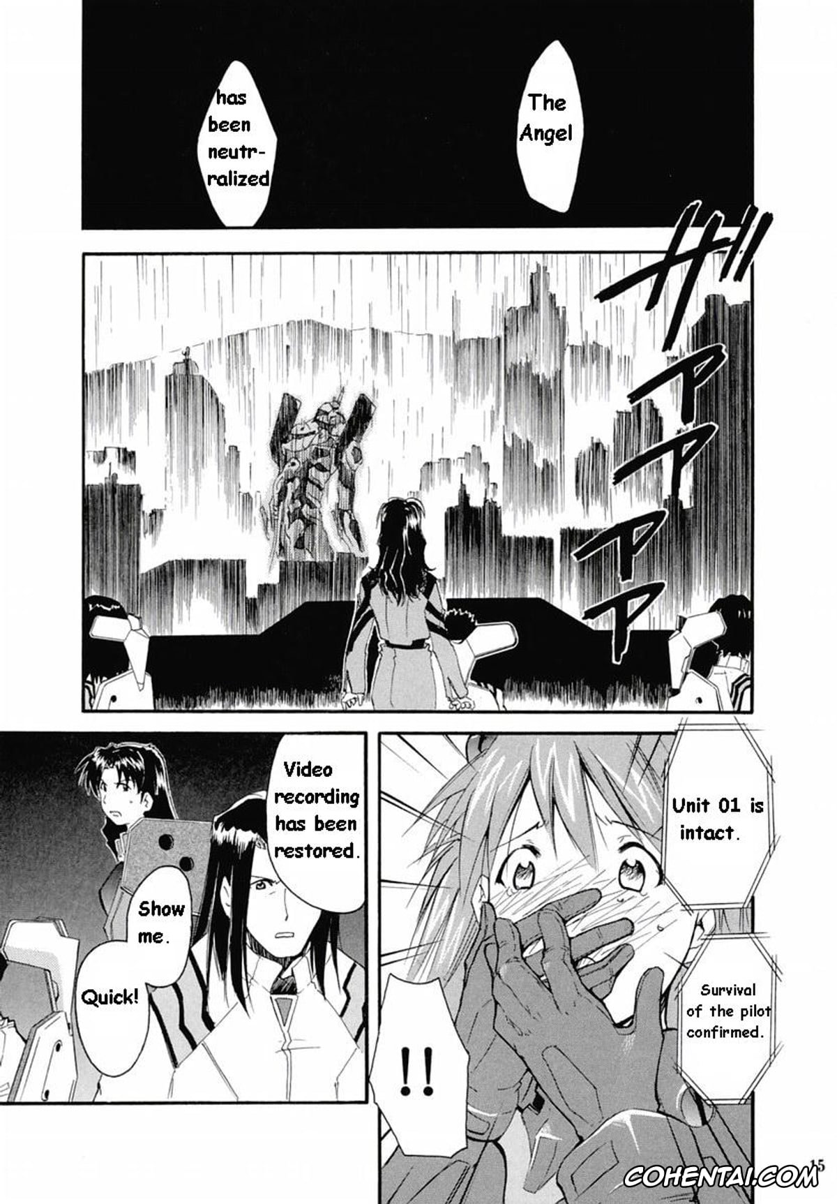 Neon Genesis Evangelion xxx, Asuka Langley Soryu xxx, Gendo Ikari xxx, Makoto Hyuga xxx, Maya Ibuki xxx, Misato Katsuragi xxx, Rei Ayanami xxx, Shigeru Aoba xxx, Shinji Ikari xxx, RE-TAKE 2 (Neon Genesis Evangelion), pagina 13