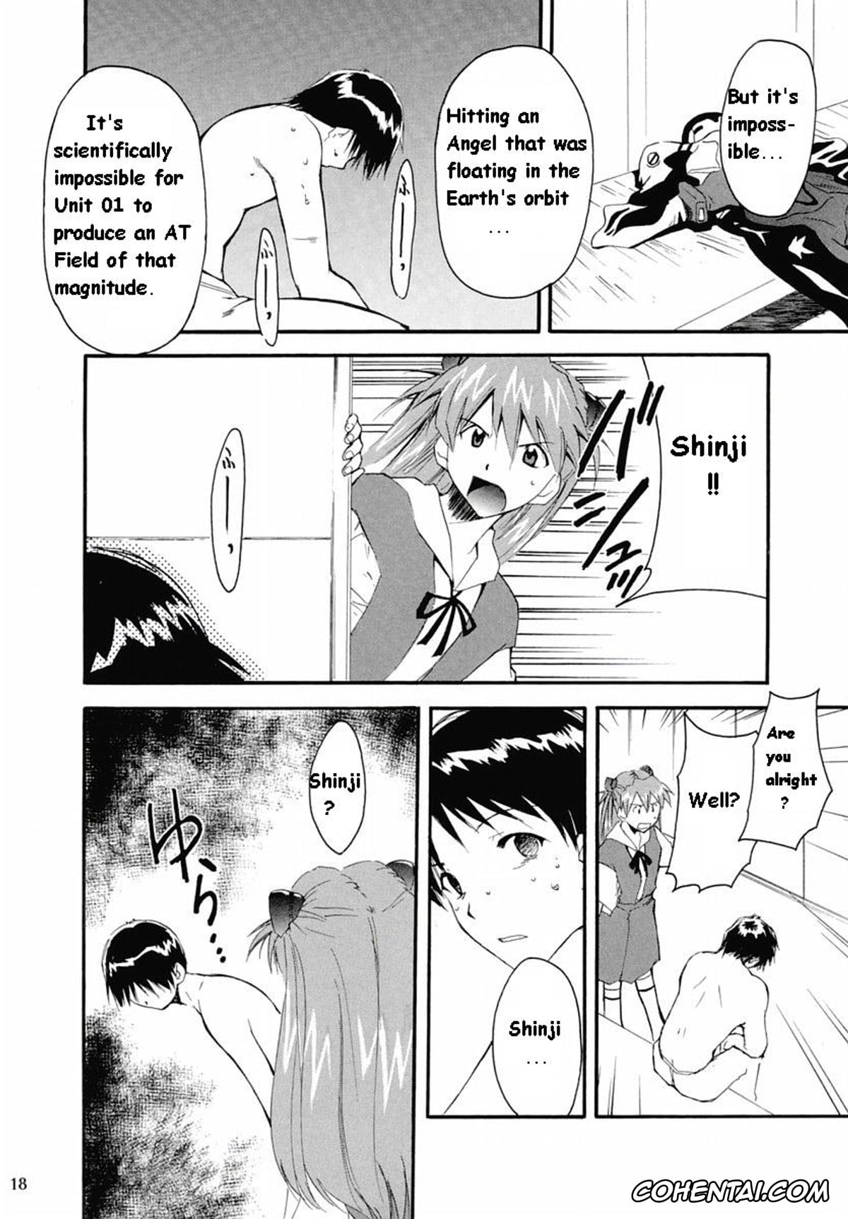 Neon Genesis Evangelion xxx, Asuka Langley Soryu xxx, Gendo Ikari xxx, Makoto Hyuga xxx, Maya Ibuki xxx, Misato Katsuragi xxx, Rei Ayanami xxx, Shigeru Aoba xxx, Shinji Ikari xxx, RE-TAKE 2 (Neon Genesis Evangelion), pagina 16