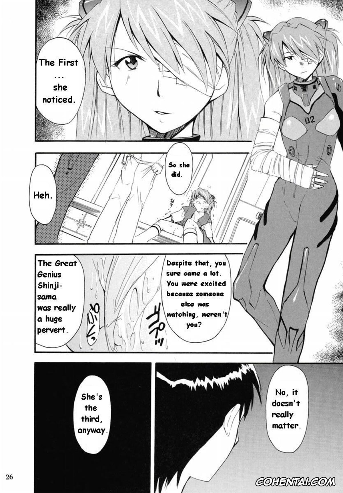 Neon Genesis Evangelion hentai, Asuka Langley Soryu hentai, Gendo Ikari hentai, Makoto Hyuga hentai, Maya Ibuki hentai, Misato Katsuragi hentai, Rei Ayanami hentai, Shigeru Aoba hentai, Shinji Ikari hentai, RE-TAKE 2 (Neon Genesis Evangelion), pagina 24