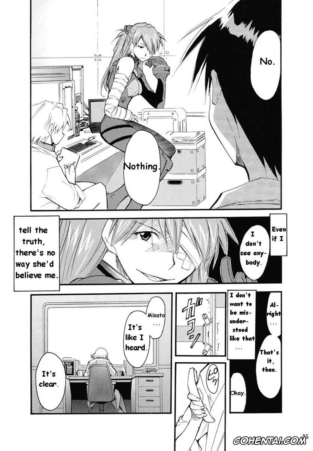 Neon Genesis Evangelion hentai, Asuka Langley Soryu hentai, Gendo Ikari hentai, Makoto Hyuga hentai, Maya Ibuki hentai, Misato Katsuragi hentai, Rei Ayanami hentai, Shigeru Aoba hentai, Shinji Ikari hentai, RE-TAKE 2 (Neon Genesis Evangelion), pagina 33