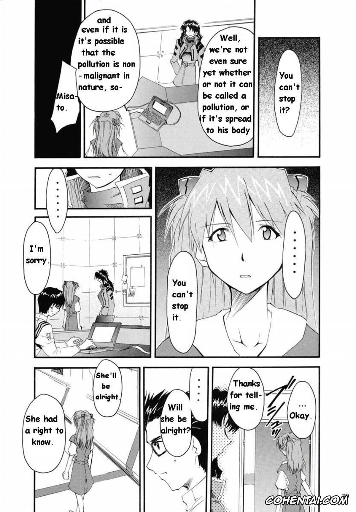 Neon Genesis Evangelion xxx, Asuka Langley Soryu xxx, Gendo Ikari xxx, Makoto Hyuga xxx, Maya Ibuki xxx, Misato Katsuragi xxx, Rei Ayanami xxx, Shigeru Aoba xxx, Shinji Ikari xxx, RE-TAKE 2 (Neon Genesis Evangelion), pagina 37