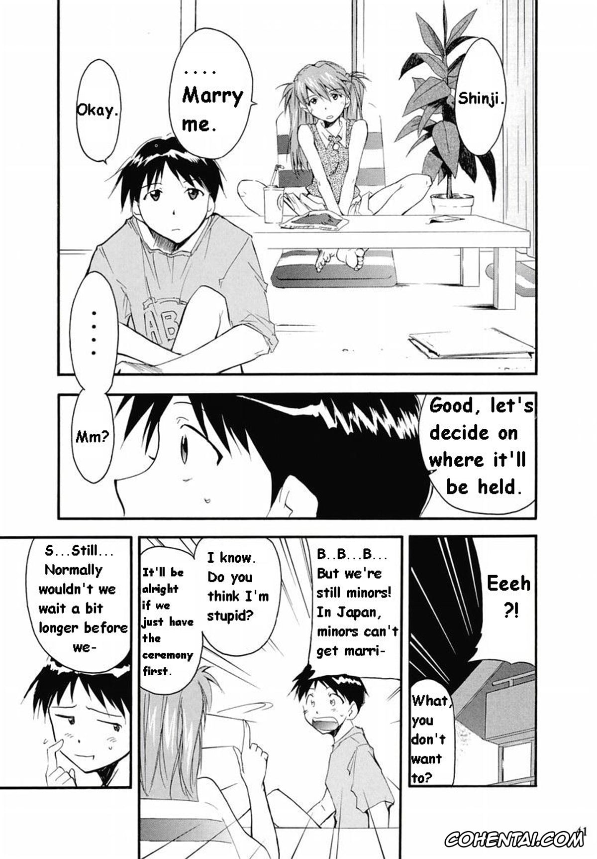 Neon Genesis Evangelion hentai, Asuka Langley Soryu hentai, Gendo Ikari hentai, Makoto Hyuga hentai, Maya Ibuki hentai, Misato Katsuragi hentai, Rei Ayanami hentai, Shigeru Aoba hentai, Shinji Ikari hentai, RE-TAKE 2 (Neon Genesis Evangelion), pagina 39