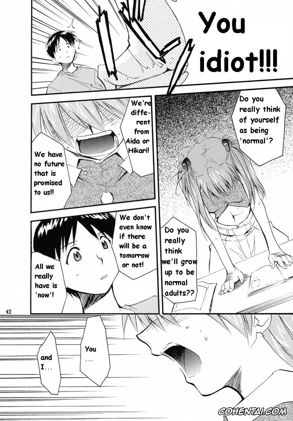 Neon Genesis Evangelion xxx, Asuka Langley Soryu xxx, Gendo Ikari xxx, Makoto Hyuga xxx, Maya Ibuki xxx, Misato Katsuragi xxx, Rei Ayanami xxx, Shigeru Aoba xxx, Shinji Ikari xxx, RE-TAKE 2 (Neon Genesis Evangelion), pagina 40