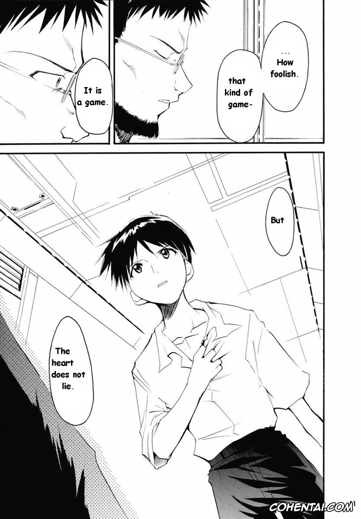 Neon Genesis Evangelion xxx, Asuka Langley Soryu xxx, Gendo Ikari xxx, Makoto Hyuga xxx, Maya Ibuki xxx, Misato Katsuragi xxx, Rei Ayanami xxx, Shigeru Aoba xxx, Shinji Ikari xxx, RE-TAKE 2 (Neon Genesis Evangelion), pagina 49