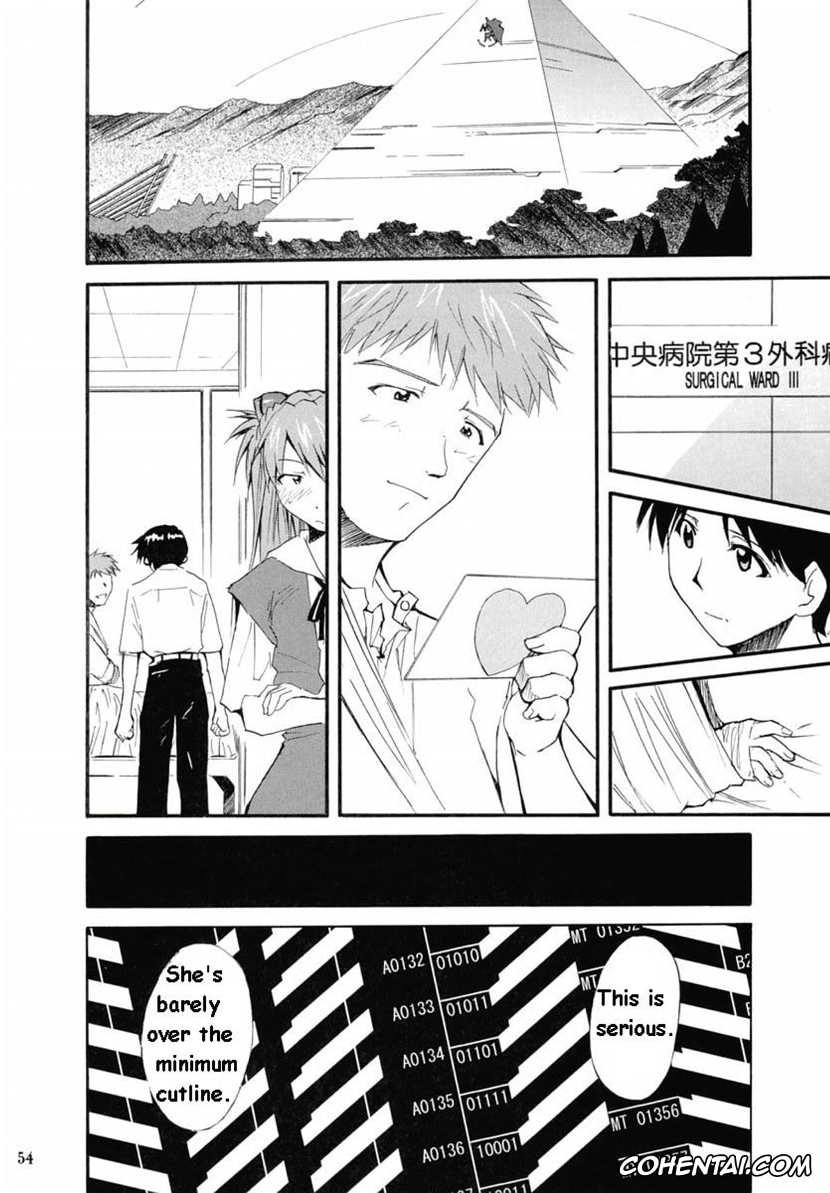 Neon Genesis Evangelion xxx, Asuka Langley Soryu xxx, Gendo Ikari xxx, Makoto Hyuga xxx, Maya Ibuki xxx, Misato Katsuragi xxx, Rei Ayanami xxx, Shigeru Aoba xxx, Shinji Ikari xxx, RE-TAKE 2 (Neon Genesis Evangelion), pagina 52