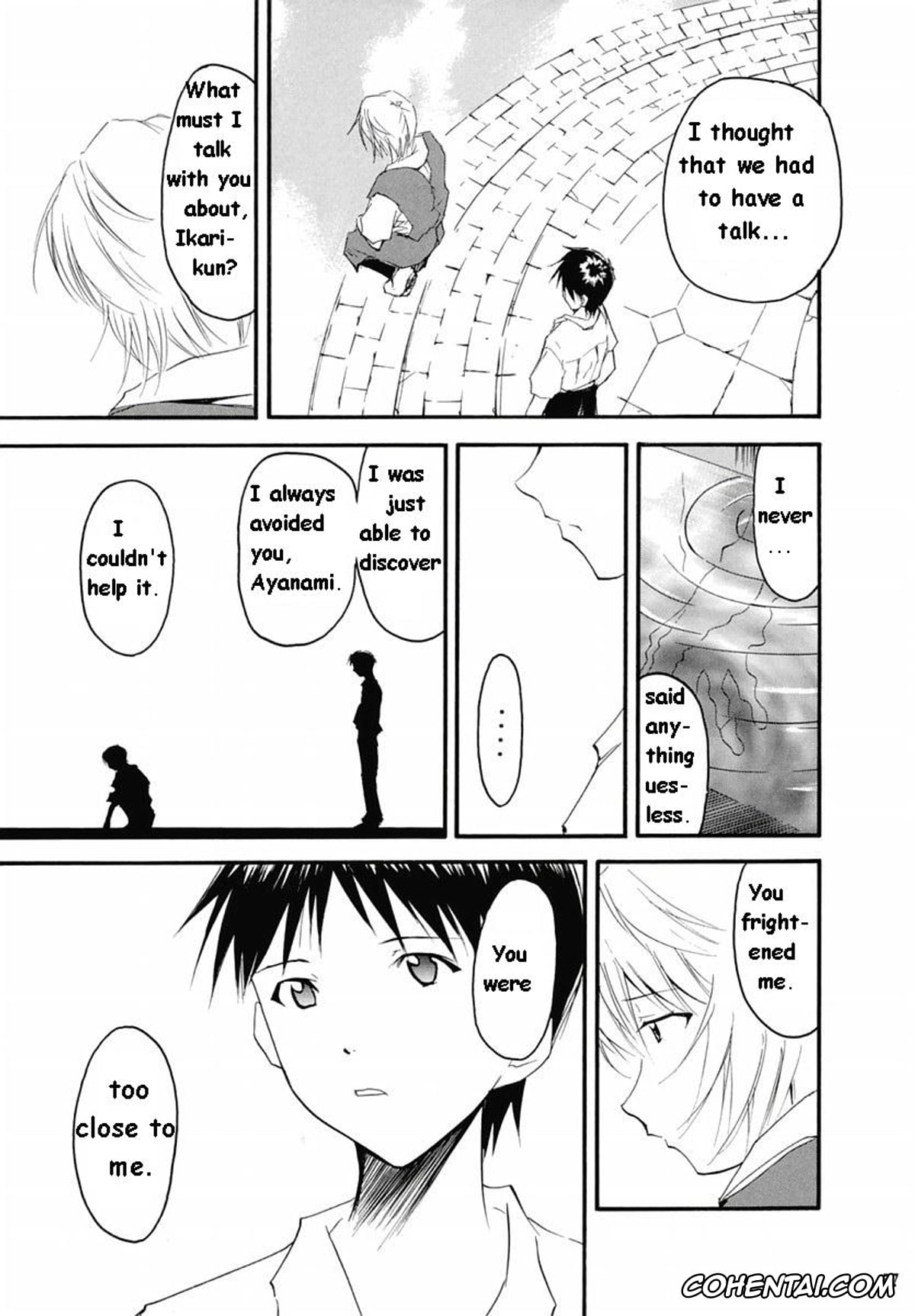 Neon Genesis Evangelion xxx, Asuka Langley Soryu xxx, Gendo Ikari xxx, Makoto Hyuga xxx, Maya Ibuki xxx, Misato Katsuragi xxx, Rei Ayanami xxx, Shigeru Aoba xxx, Shinji Ikari xxx, RE-TAKE 2 (Neon Genesis Evangelion), pagina 55