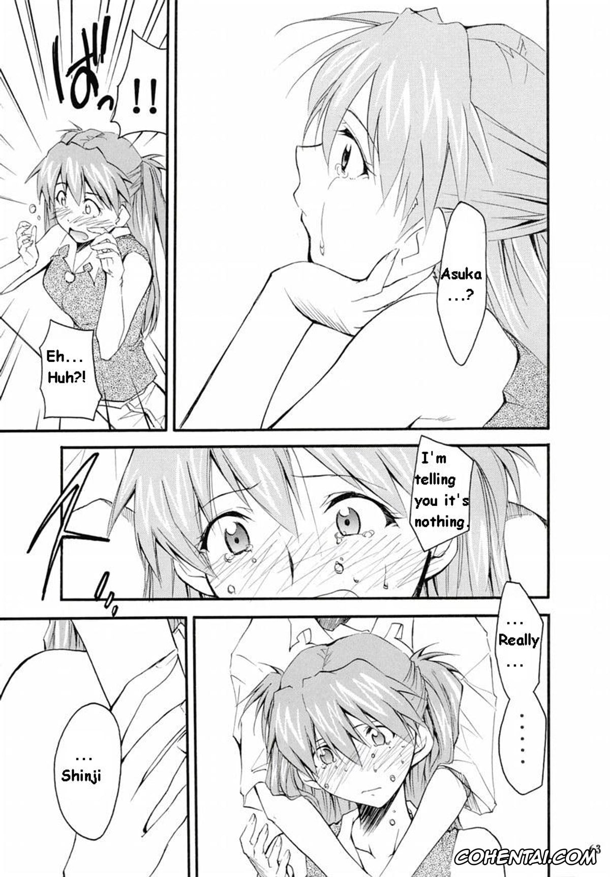 Neon Genesis Evangelion xxx, Asuka Langley Soryu xxx, Gendo Ikari xxx, Makoto Hyuga xxx, Maya Ibuki xxx, Misato Katsuragi xxx, Rei Ayanami xxx, Shigeru Aoba xxx, Shinji Ikari xxx, RE-TAKE 2 (Neon Genesis Evangelion), pagina 61