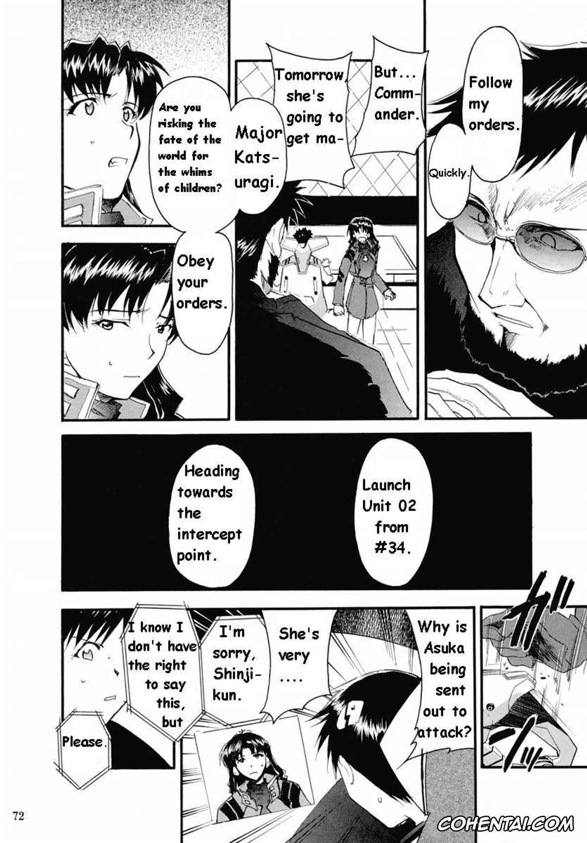 Neon Genesis Evangelion xxx, Asuka Langley Soryu xxx, Gendo Ikari xxx, Makoto Hyuga xxx, Maya Ibuki xxx, Misato Katsuragi xxx, Rei Ayanami xxx, Shigeru Aoba xxx, Shinji Ikari xxx, RE-TAKE 2 (Neon Genesis Evangelion), pagina 70