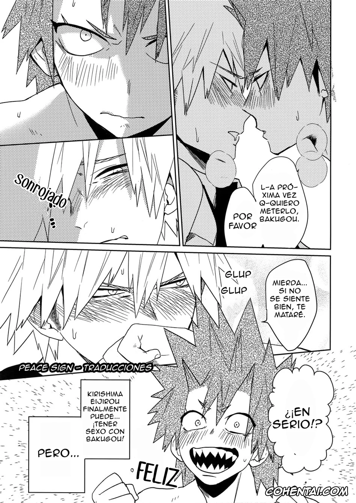 My Hero Academia | Boku No Hero Academia xxx, Eijirou Kirishima xxx, Katsuki Bakugou xxx, SHUFFLE BOYS (Boku no Hero Academia), pagina 4