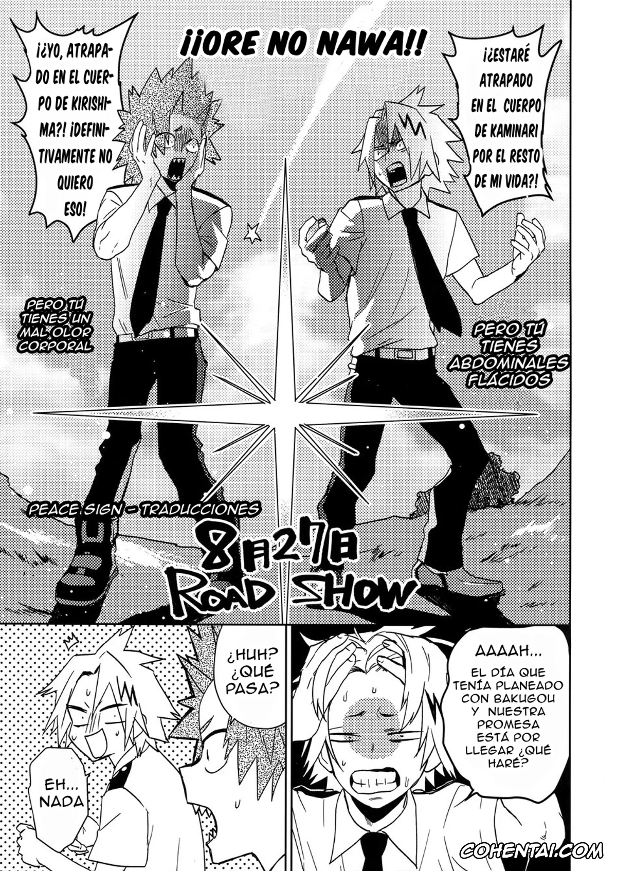 My Hero Academia | Boku No Hero Academia hentai, Eijirou Kirishima hentai, Katsuki Bakugou hentai, SHUFFLE BOYS (Boku no Hero Academia), pagina 6