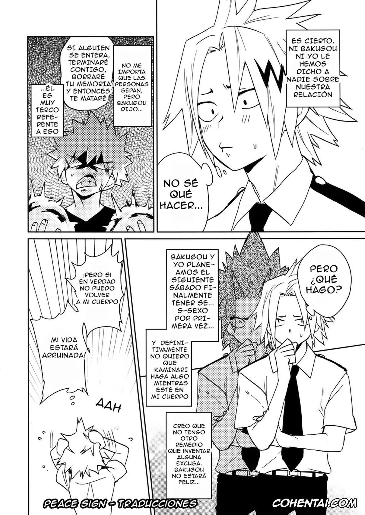My Hero Academia | Boku No Hero Academia xxx, Eijirou Kirishima xxx, Katsuki Bakugou xxx, SHUFFLE BOYS (Boku no Hero Academia), pagina 7