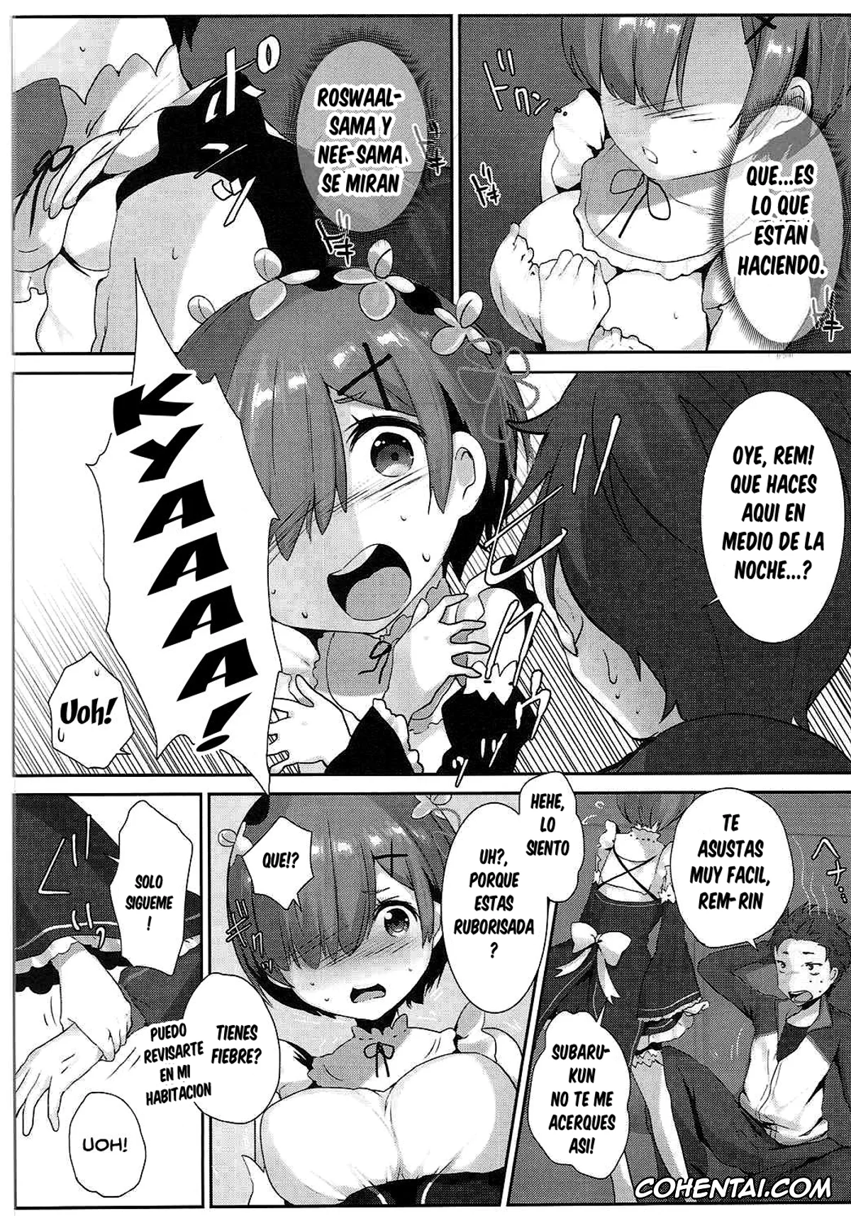 Re:Zero kara Hajimeru Isekai Seikatsu hentai, Rem hentai, Subaru Natsuki hentai, Rem no Ecchi na Nayami o Kaiketsu shitekudasai (Re:Zero kara Hajimeru Isekai Seikatsu), pagina 3