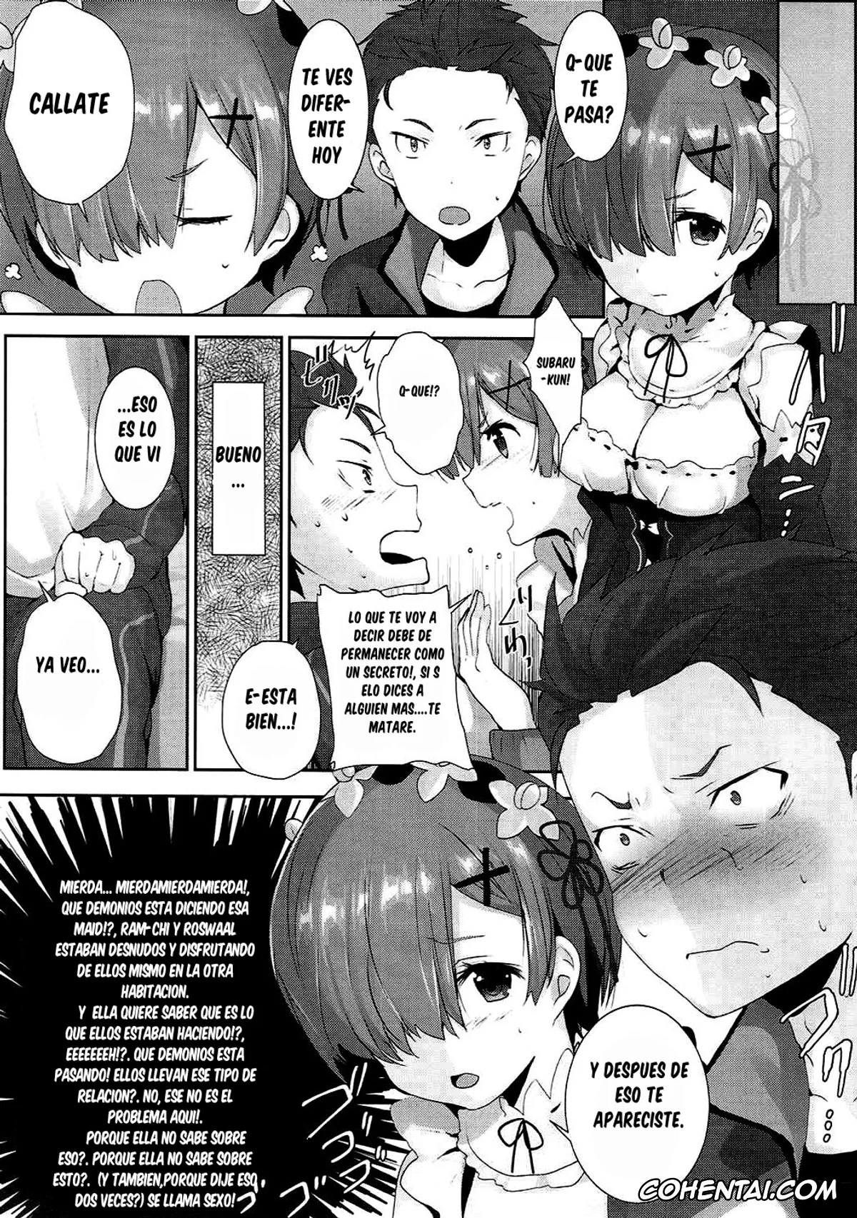 Re:Zero kara Hajimeru Isekai Seikatsu xxx, Rem xxx, Subaru Natsuki xxx, Rem no Ecchi na Nayami o Kaiketsu shitekudasai (Re:Zero kara Hajimeru Isekai Seikatsu), pagina 4