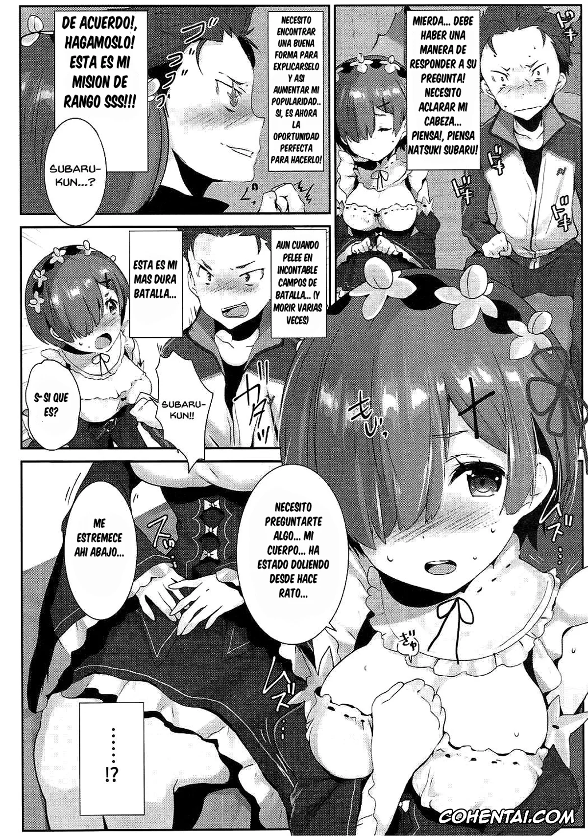 Re:Zero kara Hajimeru Isekai Seikatsu porno, Rem porno, Subaru Natsuki porno, Rem no Ecchi na Nayami o Kaiketsu shitekudasai (Re:Zero kara Hajimeru Isekai Seikatsu), pagina 5