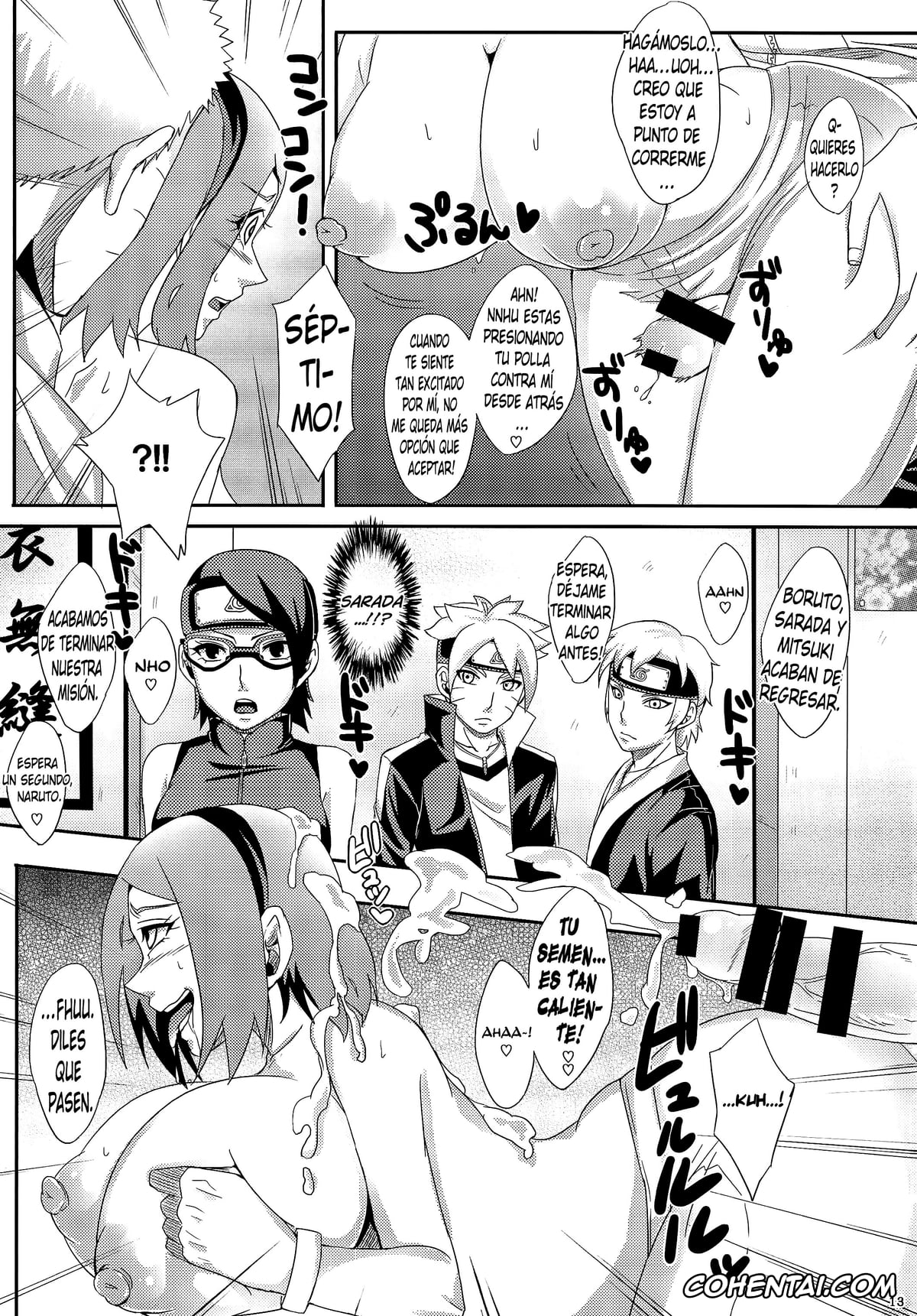 Boruto xxx, Boruto Uzumaki xxx, Hinata Hyuga xxx, Naruto Uzumaki xxx, Sakura Haruno xxx, Tsunade xxx, Konoha no Secret Service 2 (Boruto), pagina 10