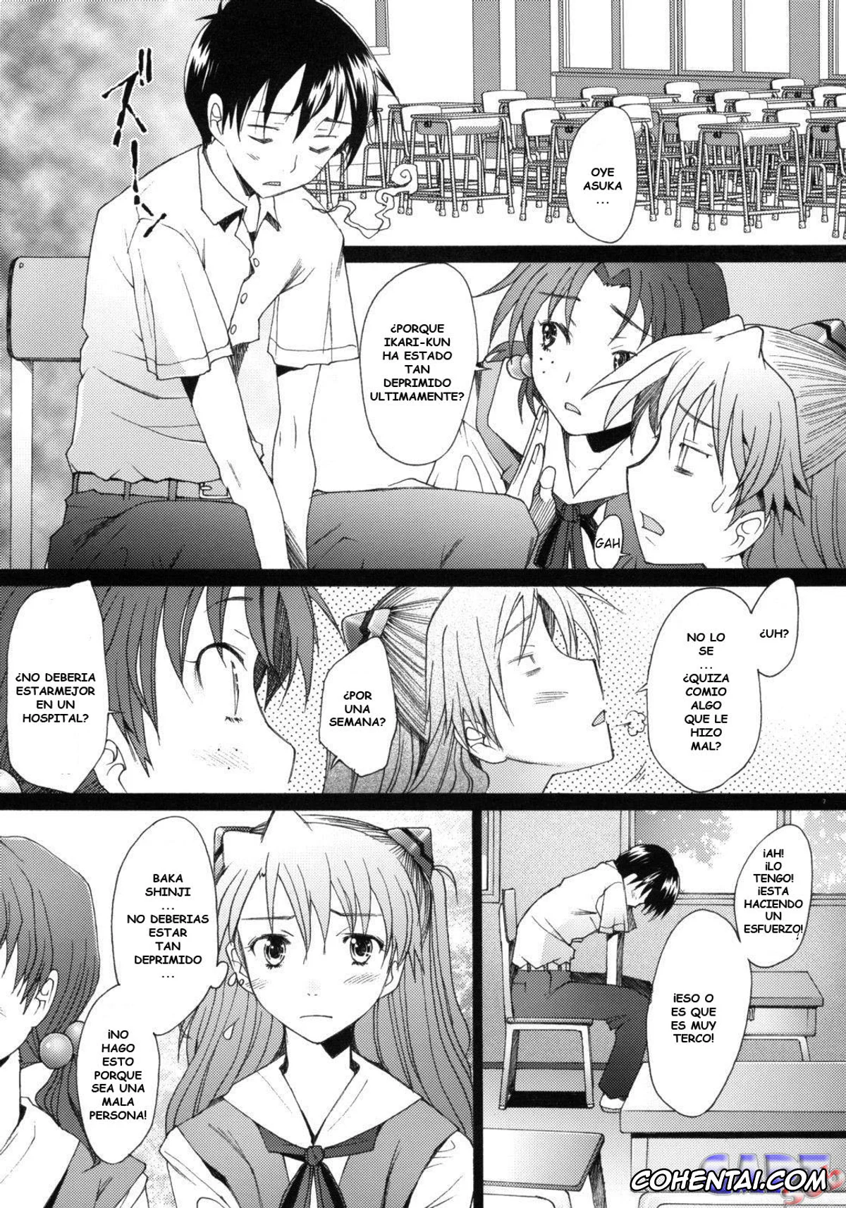 Neon Genesis Evangelion hentai, Asuka Langley Soryu hentai, Shinji Ikari hentai, Confusion LEVEL A Vol. 2 (Neon Genesis Evangelion), pagina 6