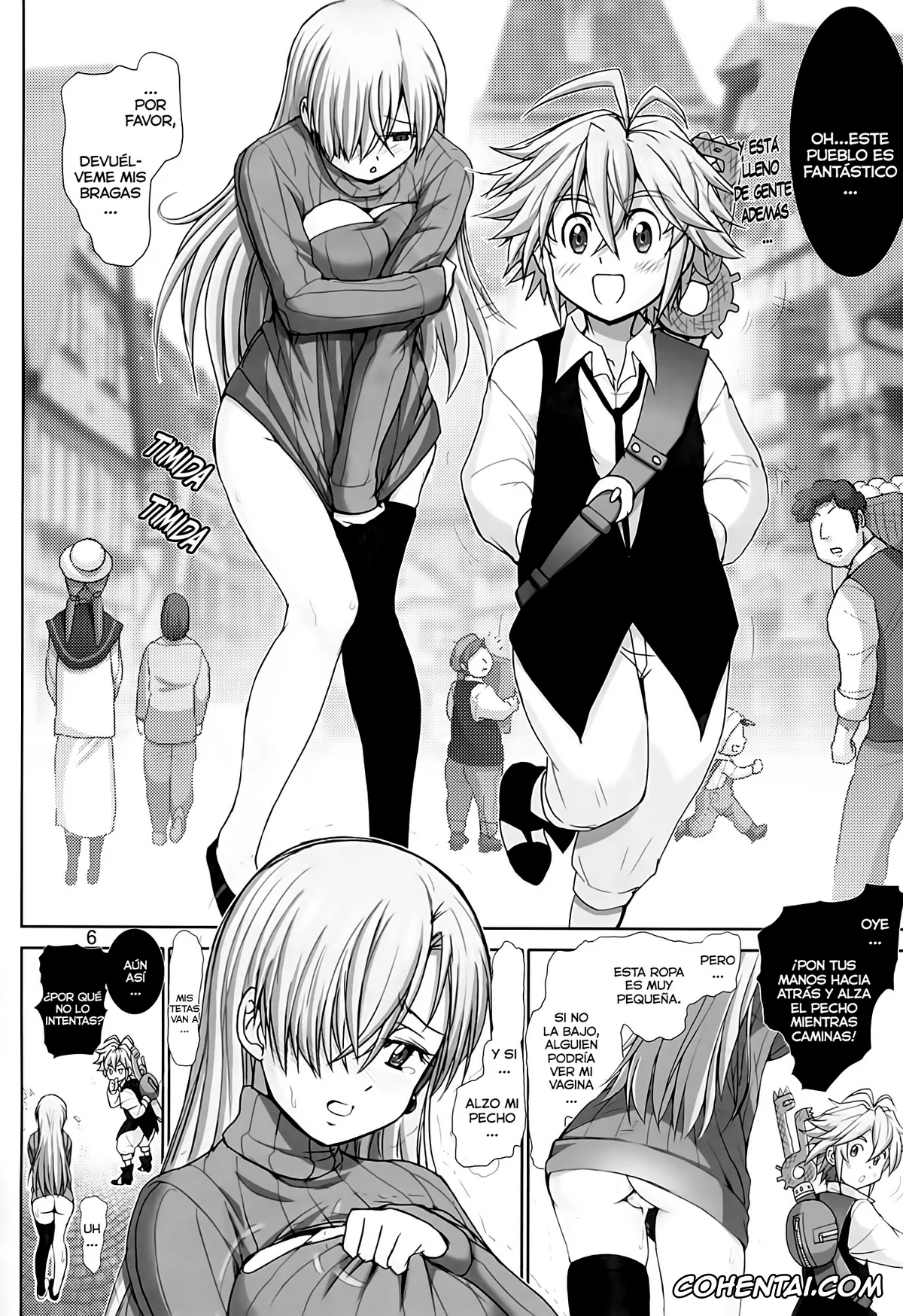 Nanatsu No Taizai | The Seven Deadly Sins porno, Elizabeth Liones porno, Meliodas porno, Elizabeth ni Rei no Sweater Kisete mita (Nanatsu no Taizai), pagina 5