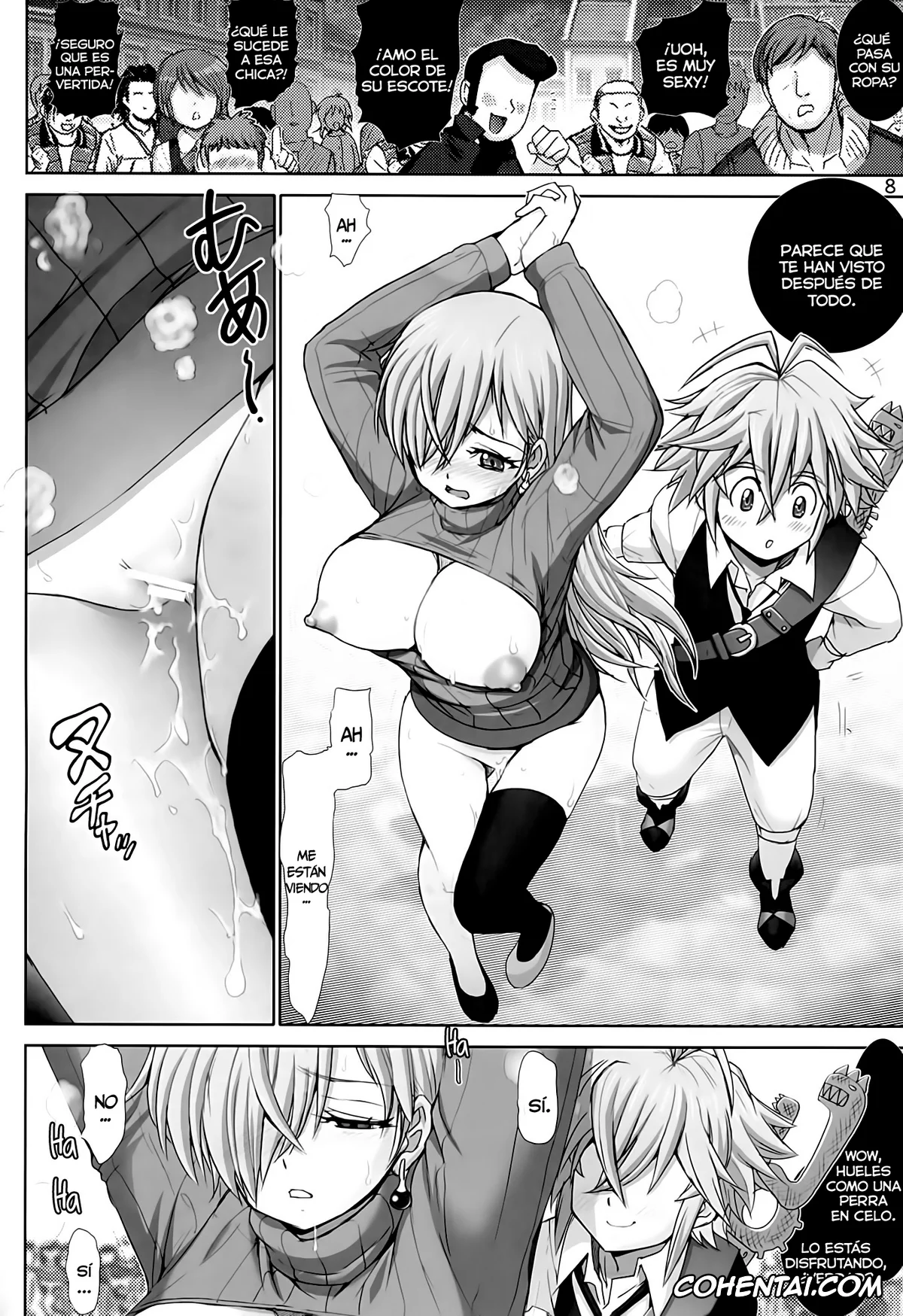 Nanatsu No Taizai | The Seven Deadly Sins xxx, Elizabeth Liones xxx, Meliodas xxx, Elizabeth ni Rei no Sweater Kisete mita (Nanatsu no Taizai), pagina 7