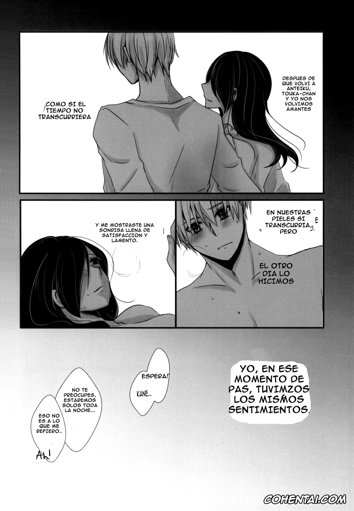 Tokyo Ghoul porno, Ken Kaneki | Haise Sasaki porno, Touka Kirishima porno, Honjitsu wa Heiten Itashimashita (Tokyo Ghoul), pagina 2