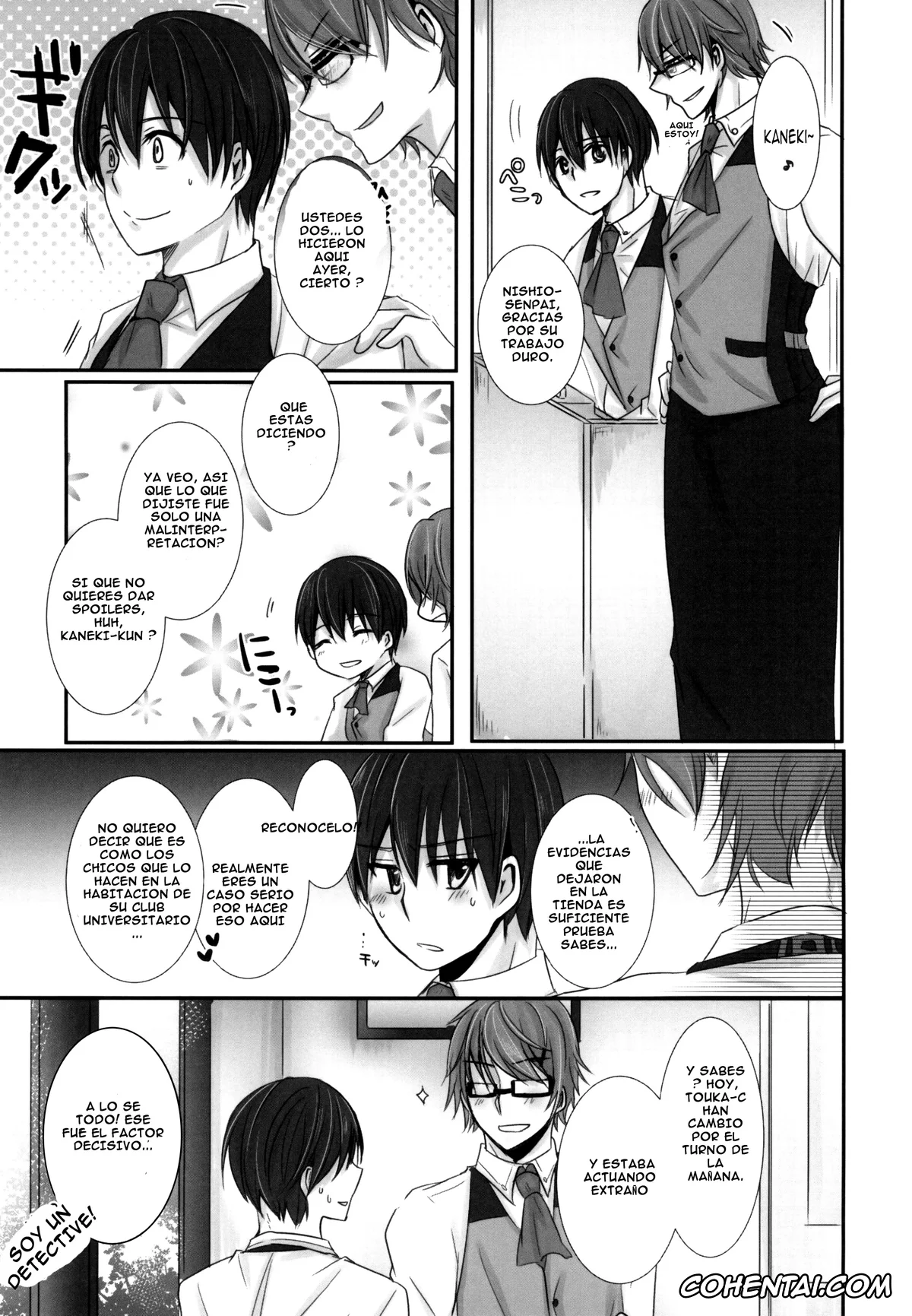 Tokyo Ghoul xxx, Ken Kaneki | Haise Sasaki xxx, Touka Kirishima xxx, Honjitsu wa Heiten Itashimashita (Tokyo Ghoul), pagina 31