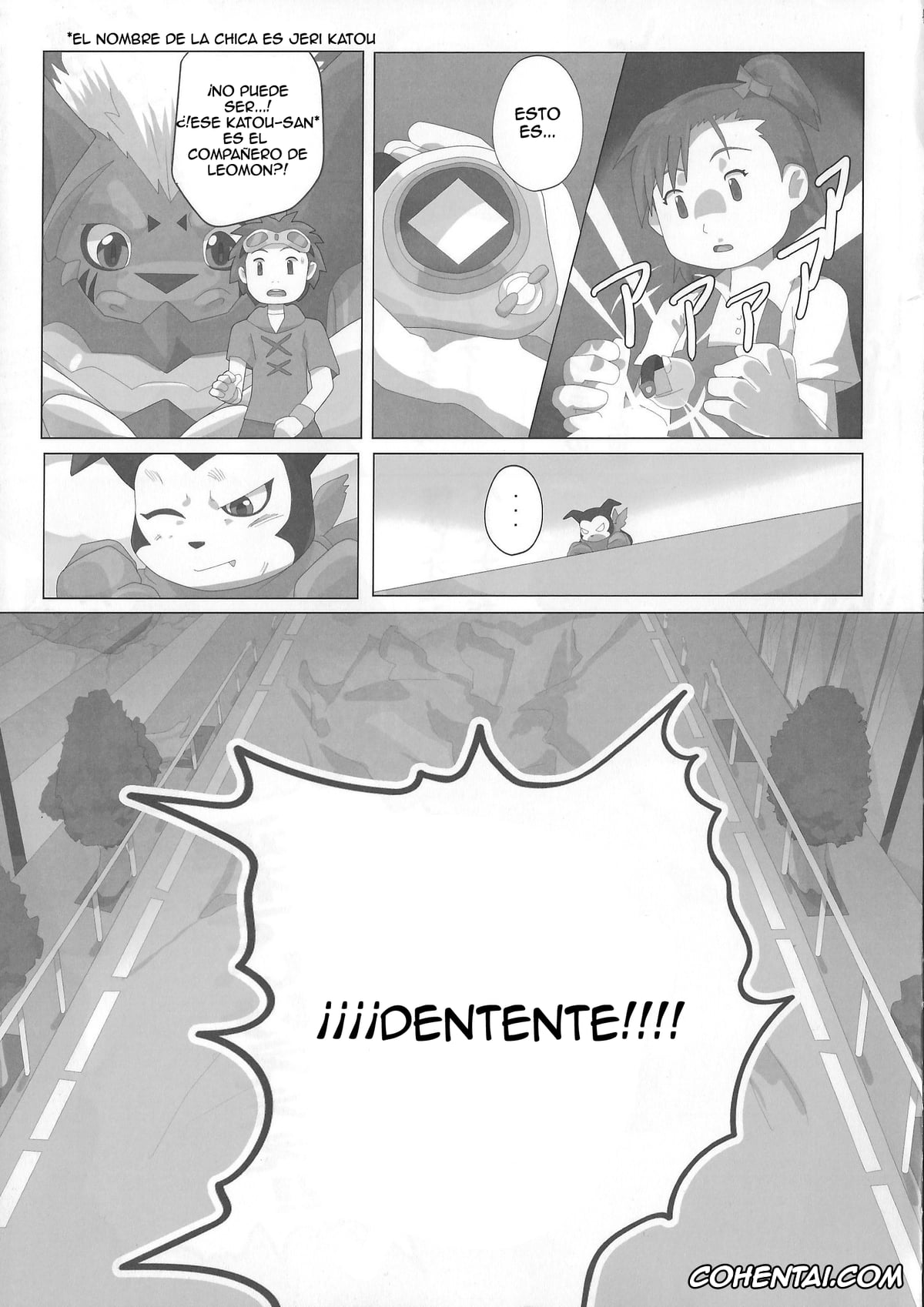Digimon porno, Leomon porno, Seigi no Shishi Juujin-gata Denshi Seimeitai ga Sadame o Kutsugaesu ni wa (Digimon), pagina 5