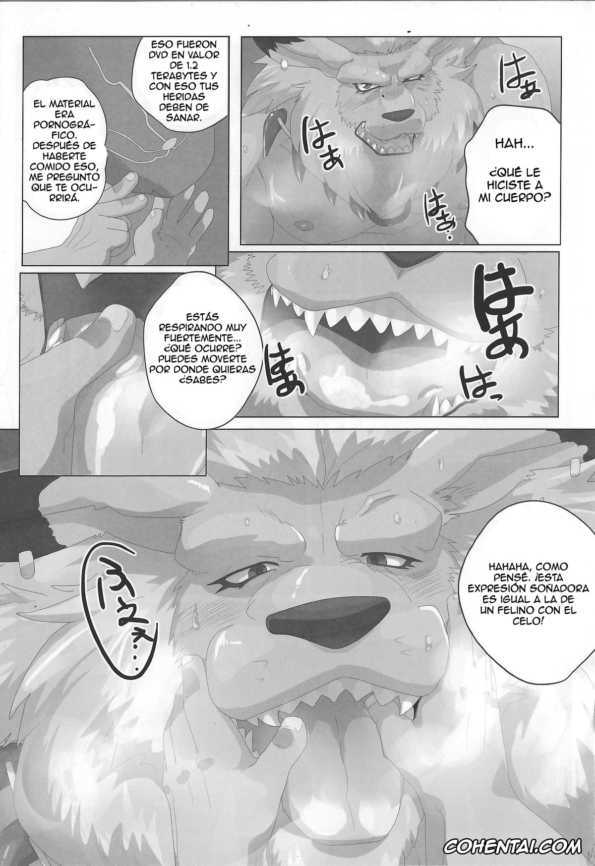 Digimon hentai, Leomon hentai, Seigi no Shishi Juujin-gata Denshi Seimeitai ga Sadame o Kutsugaesu ni wa (Digimon), pagina 9