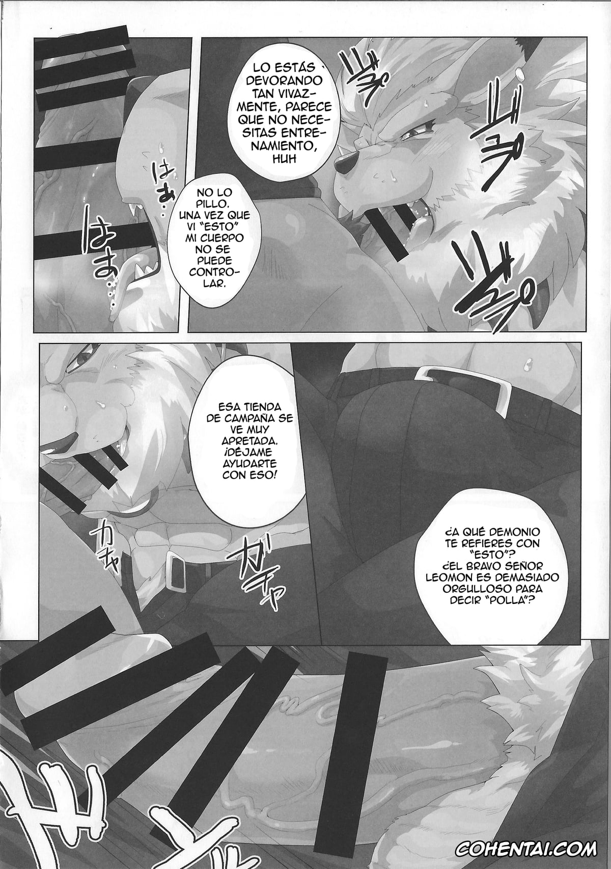 Digimon hentai, Leomon hentai, Seigi no Shishi Juujin-gata Denshi Seimeitai ga Sadame o Kutsugaesu ni wa (Digimon), pagina 12