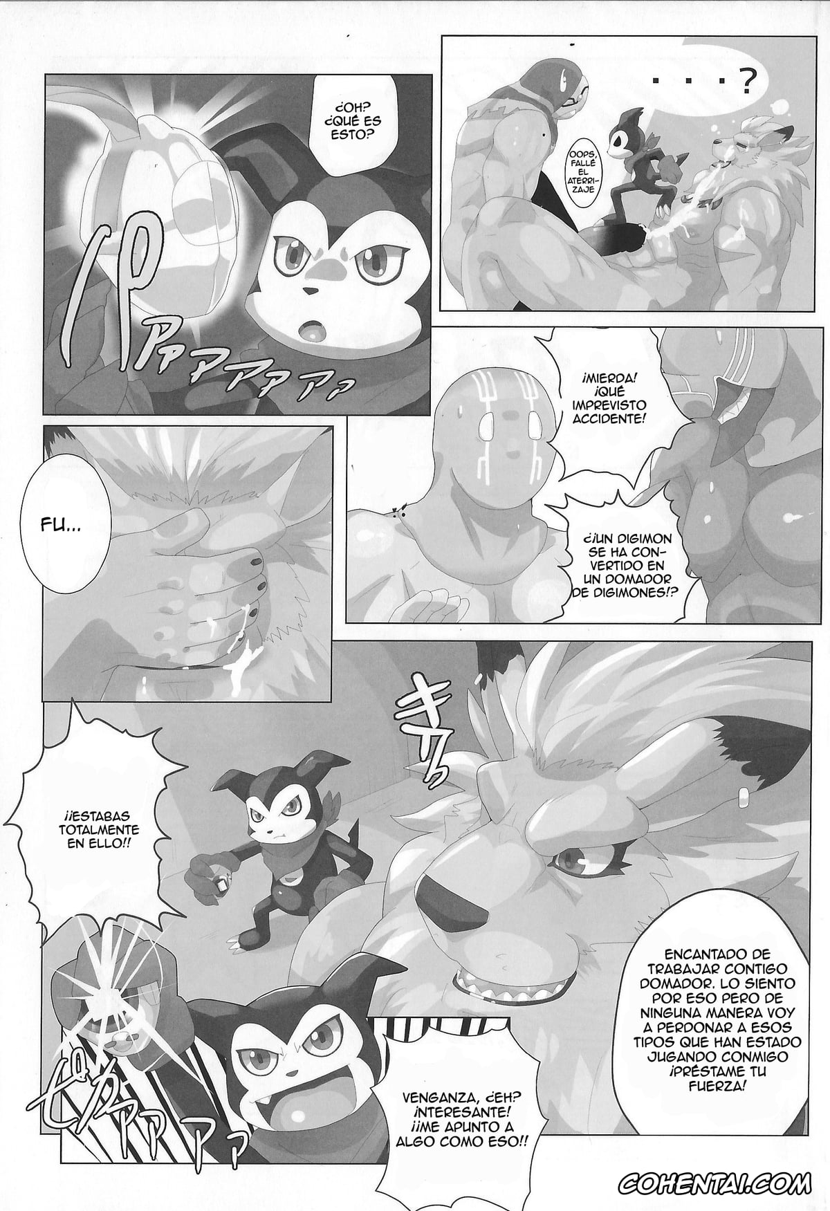 Digimon hentai, Leomon hentai, Seigi no Shishi Juujin-gata Denshi Seimeitai ga Sadame o Kutsugaesu ni wa (Digimon), pagina 21