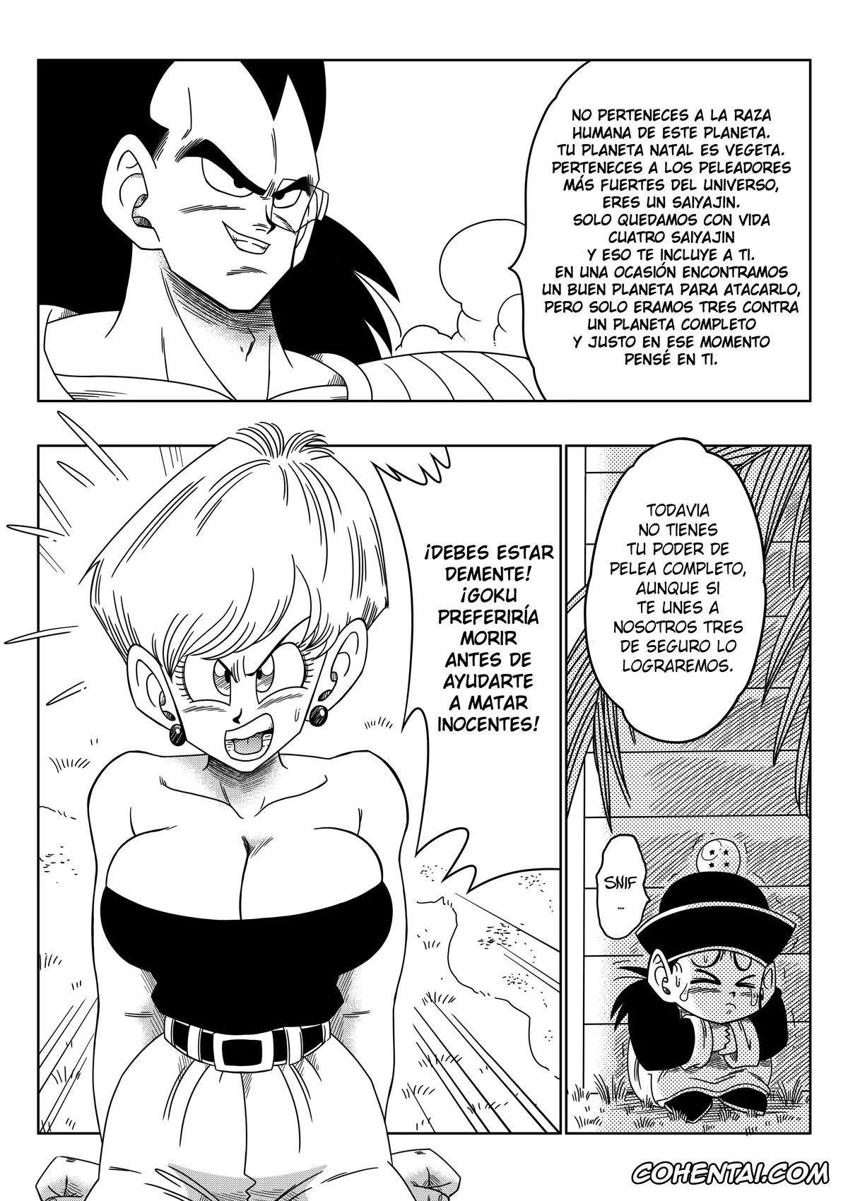 Dragon Ball Z porno, Bulma Briefs porno, Raditz porno, Warui Aniki – Bulma ga Yuukai Sareta! (Dragon Ball Z), pagina 5