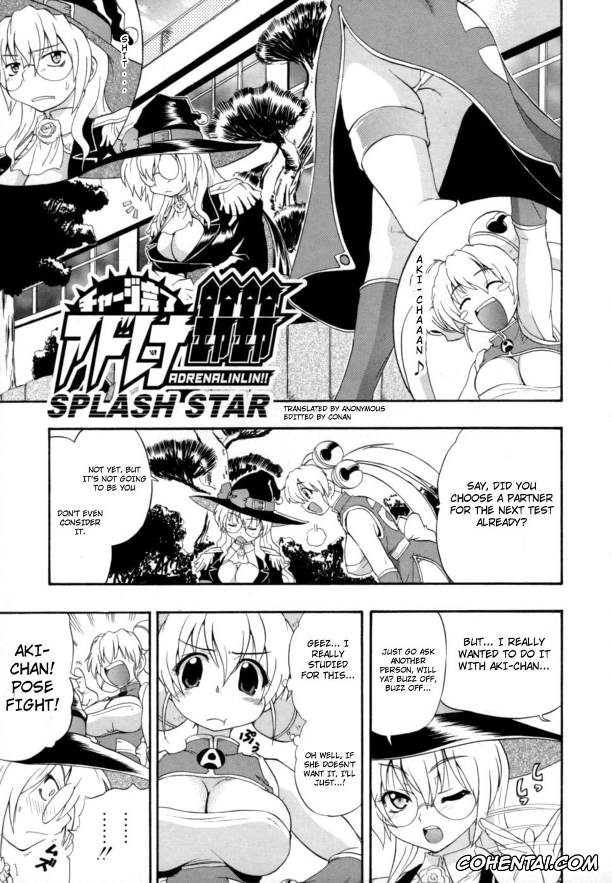 Original xxx, Charge Kanryou Adrenalinlin Splash Star (Hakkutsu Oppai Daijiten), pagina 1