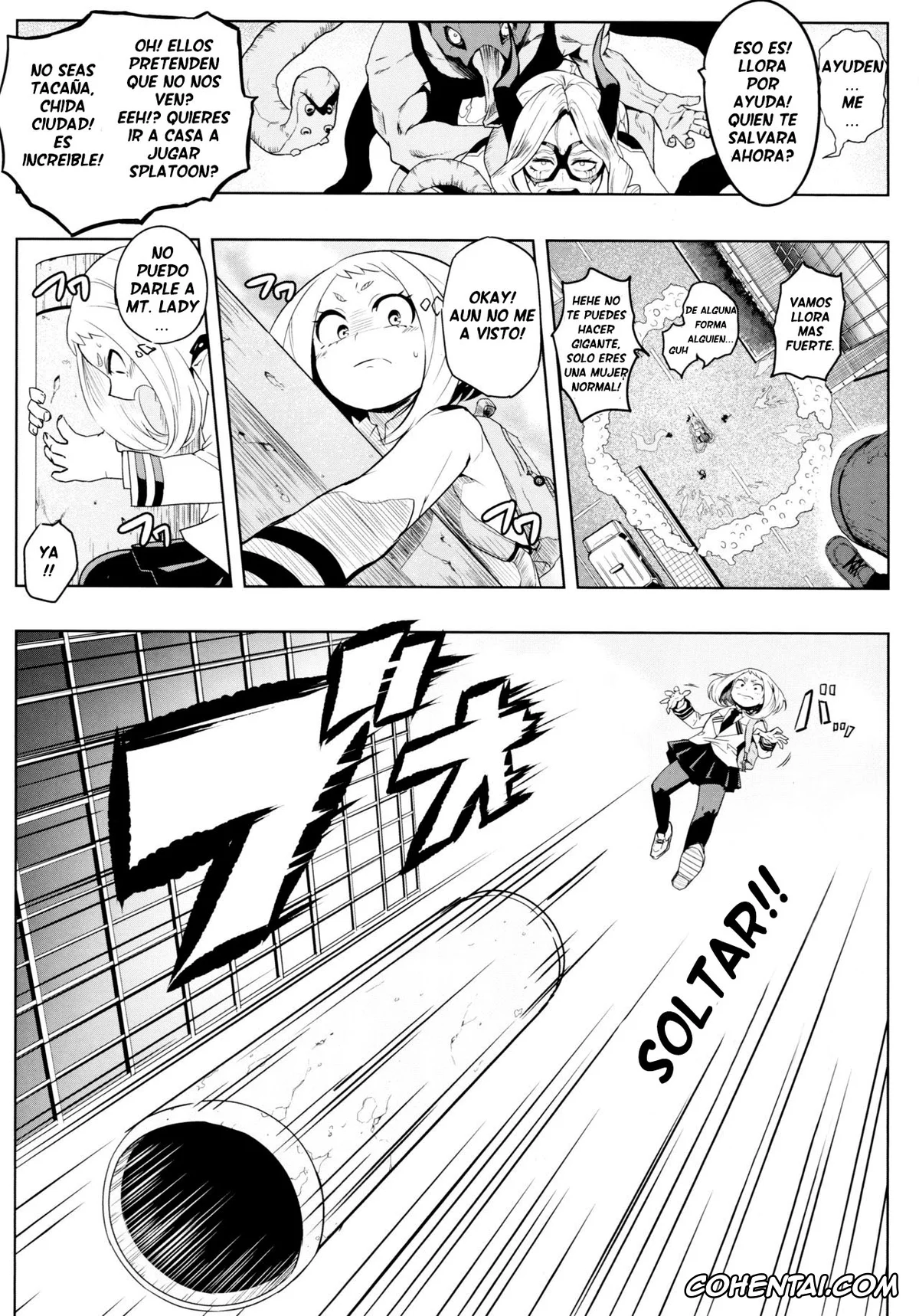My Hero Academia | Boku No Hero Academia xxx, Ochako Uraraka xxx, Saredo Uraraka ni! Ikari no Gachimacchi (Boku no Hero Academia), pagina 7