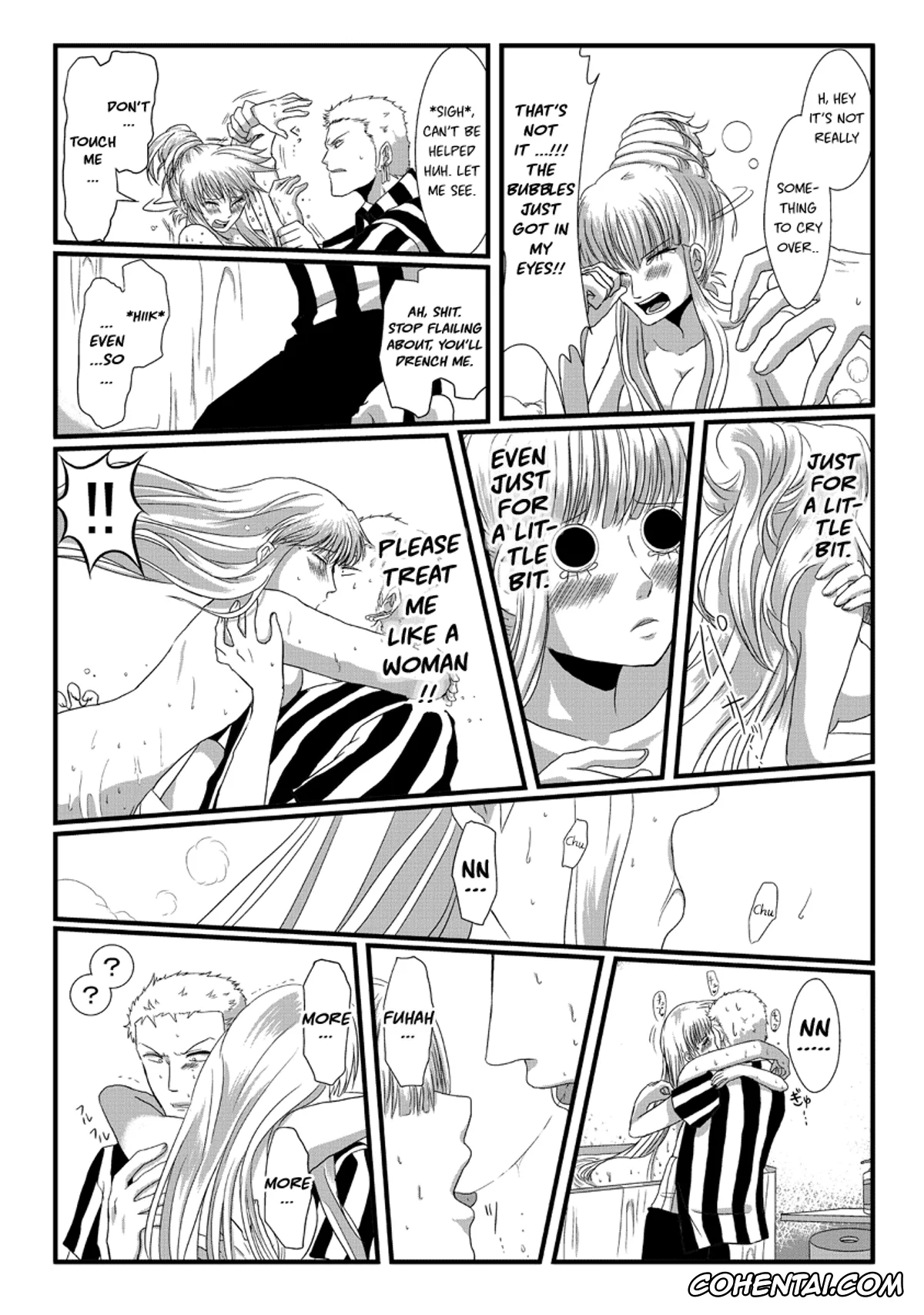 One Piece porno, Perona porno, Roronoa Zoro porno, Ofuroba (One Piece), pagina 5